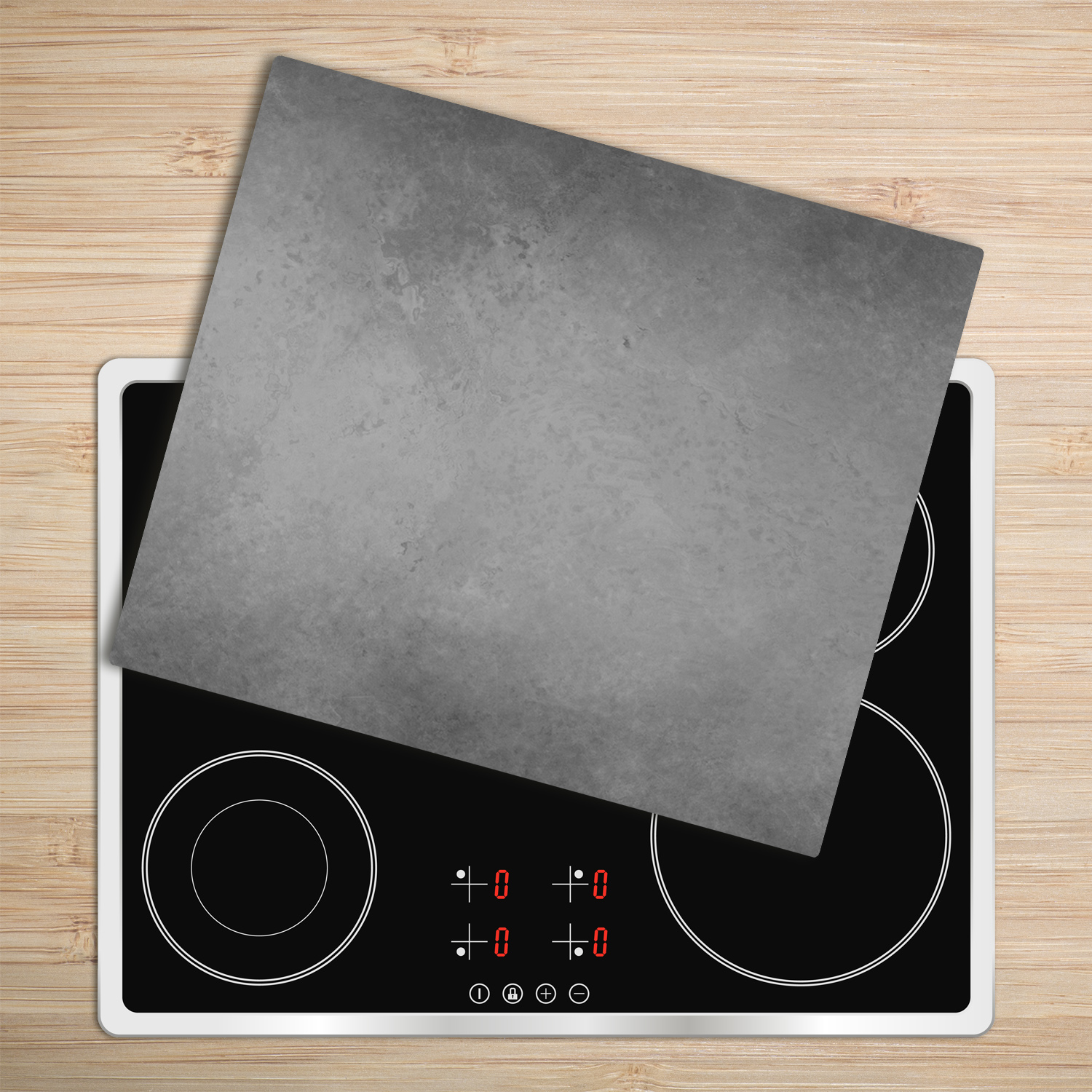 Planche En Verre Trempé Tulup 80x52 Cm – Fond D'abstraction, Art Moderne Et Classique, Or