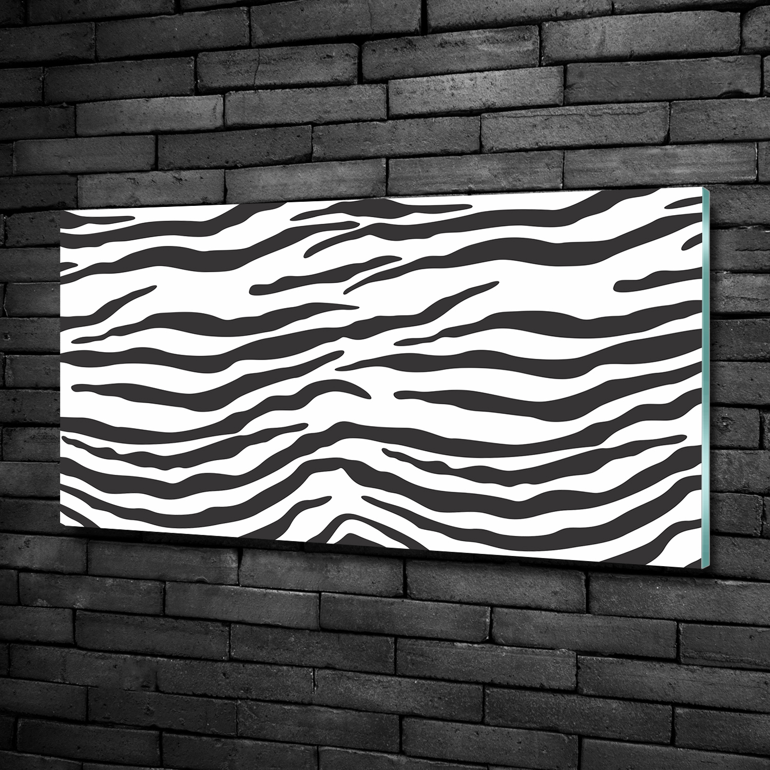 Glas-Bild Wandbilder Druck auf Glas 100x50 Deko Sonstige Zebra Hintergrund