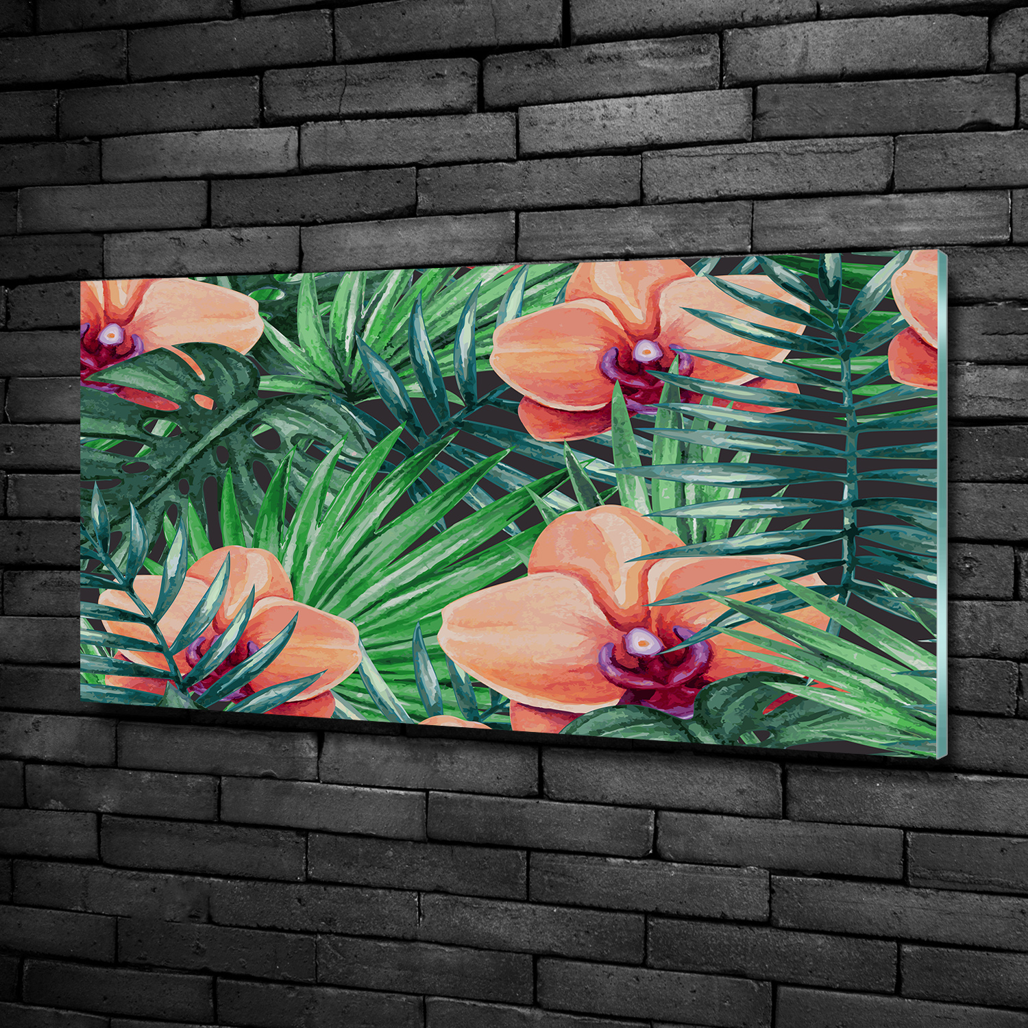 Wandbild Glas-Bild Druck auf Glas 100x50 Deko Blumen & Pflanzen