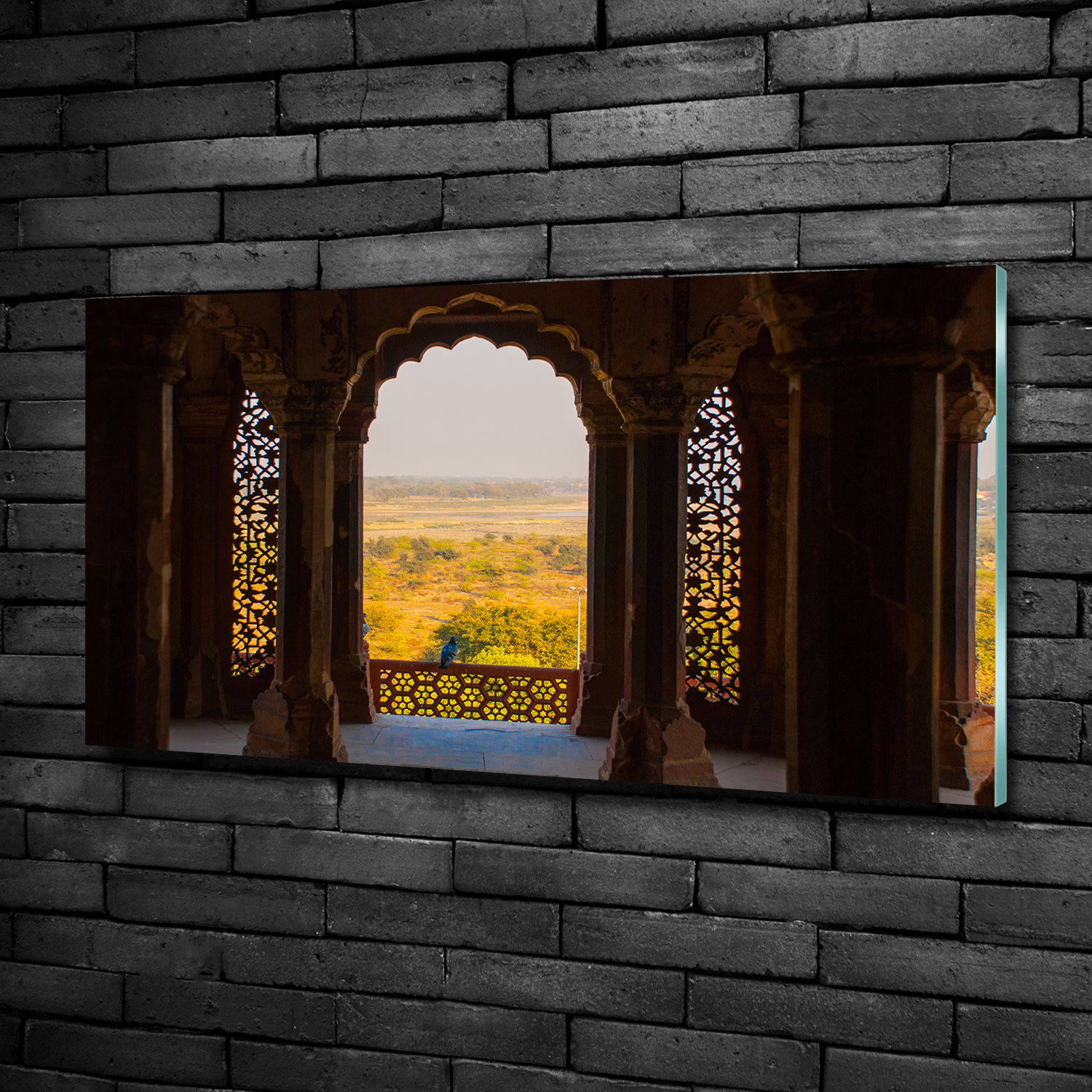 Glas-Bild Wandbilder Druck auf Glas 100x50 Sehenswürdigkeiten Fort Agra Indien