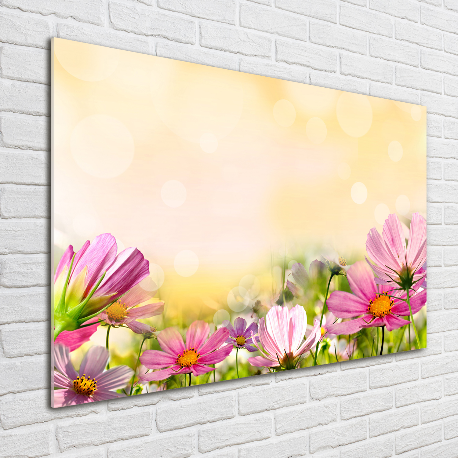 Glas-Bild Wandbilder Druck auf Glas 100x70 Deko Blumen & Pflanzen Mohnblumen