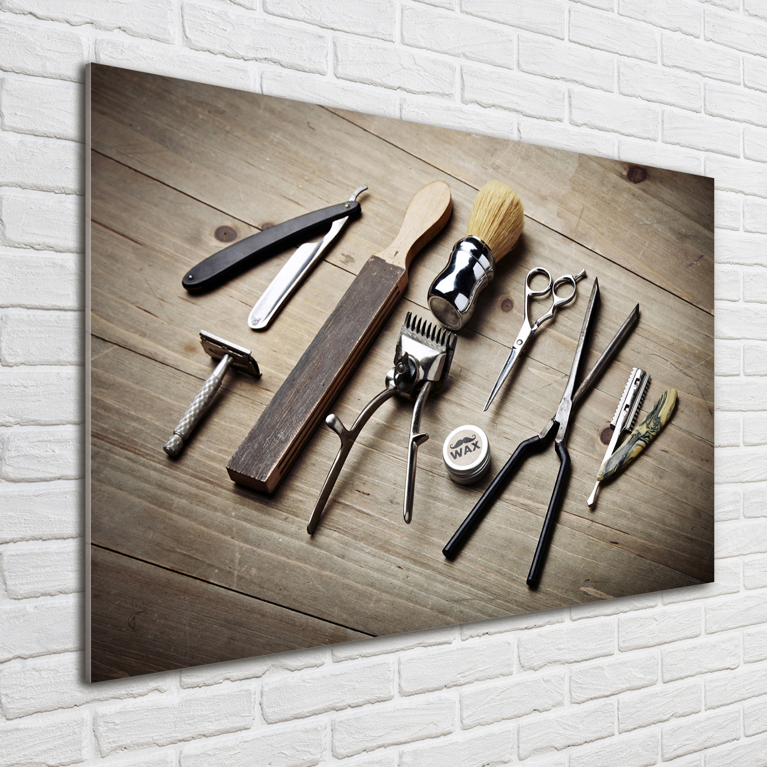 Glas-Bild Wandbilder Druck auf Glas 100x70 Deko Sonstige Friseurzubehör