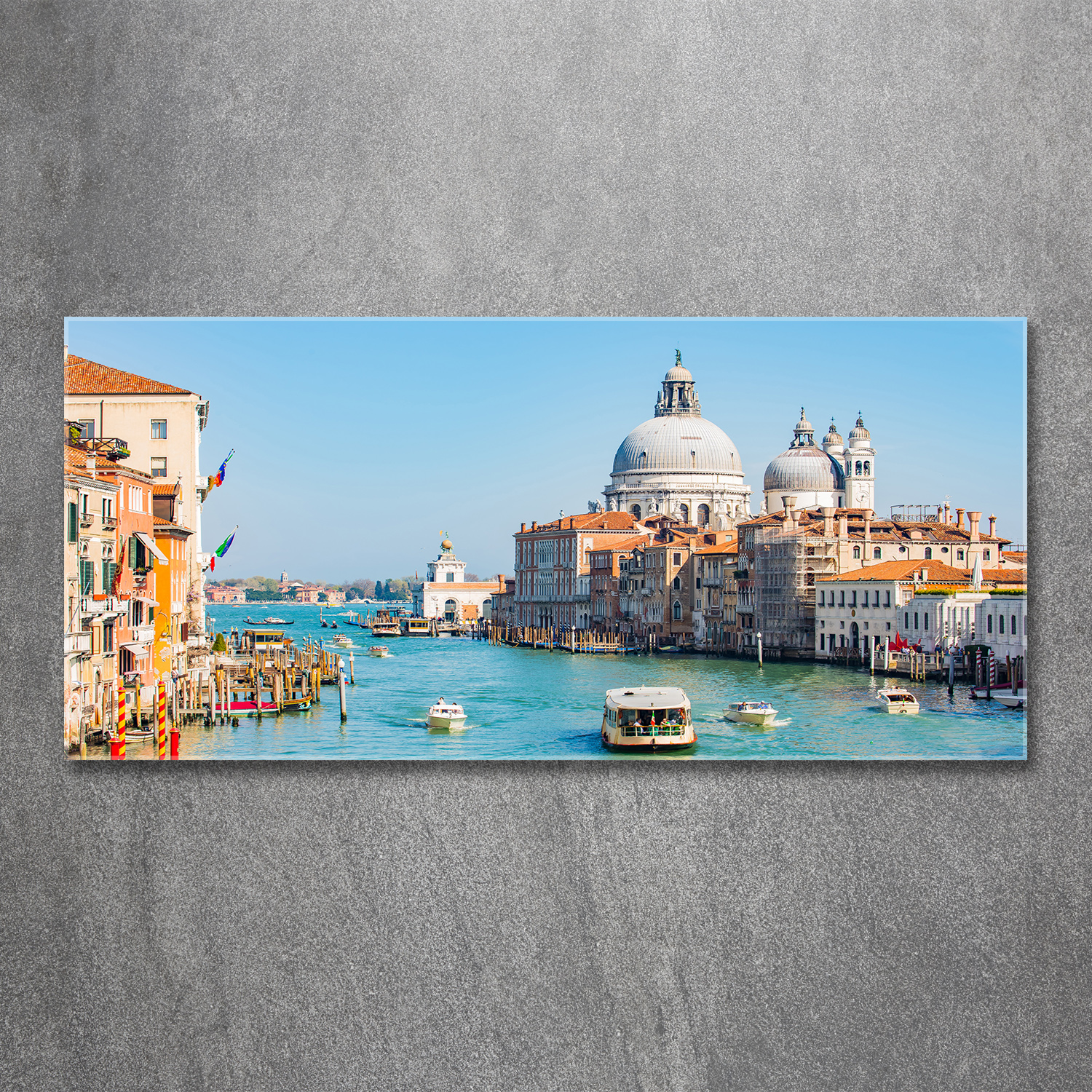 Glas-Bild Wandbilder Druck auf Glas 120x60 Sehenswürdigkeiten Venedig