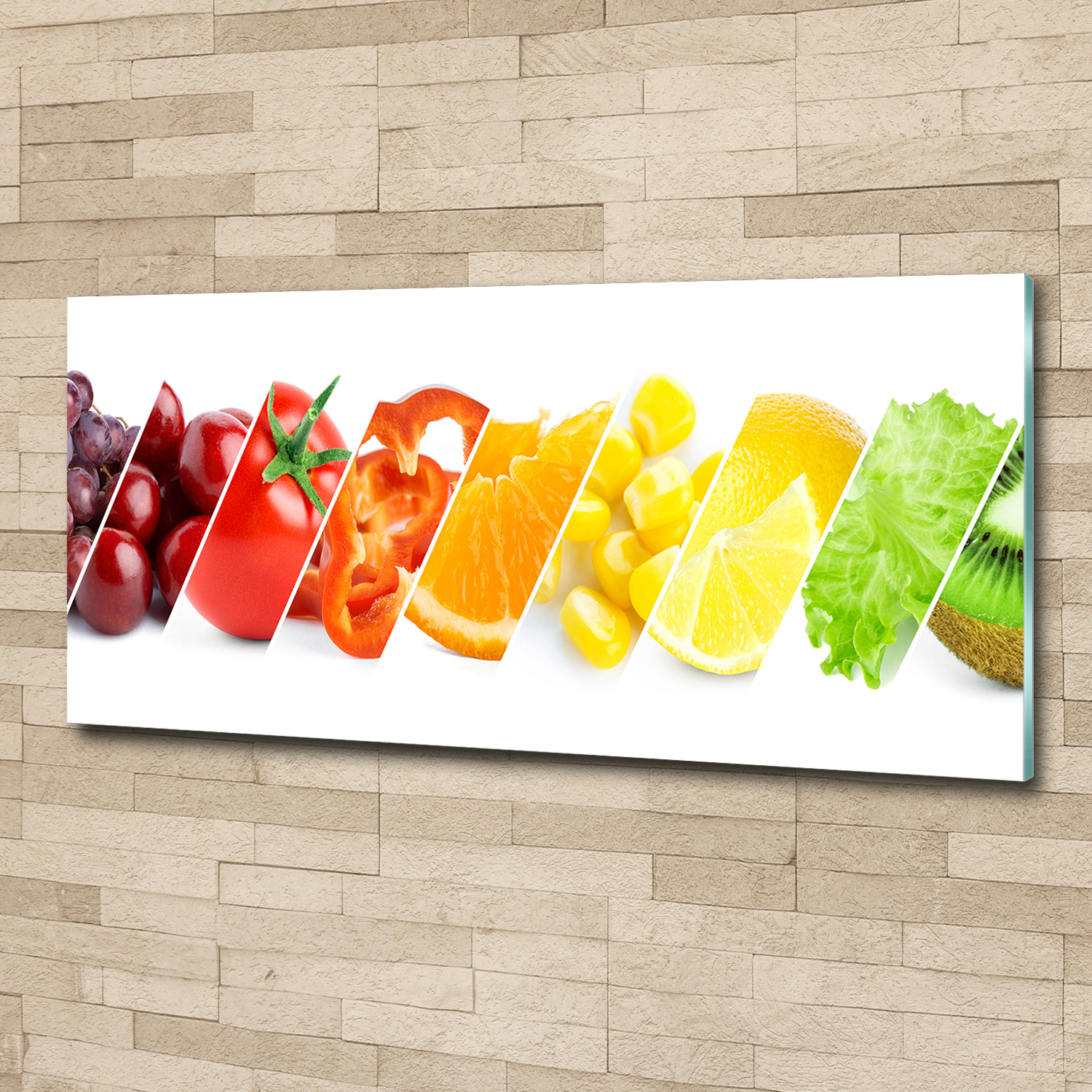 Acrylglas-Bild Wandbilder Druck 125x50 Deko Essen & Getränke Obst Gemüse
