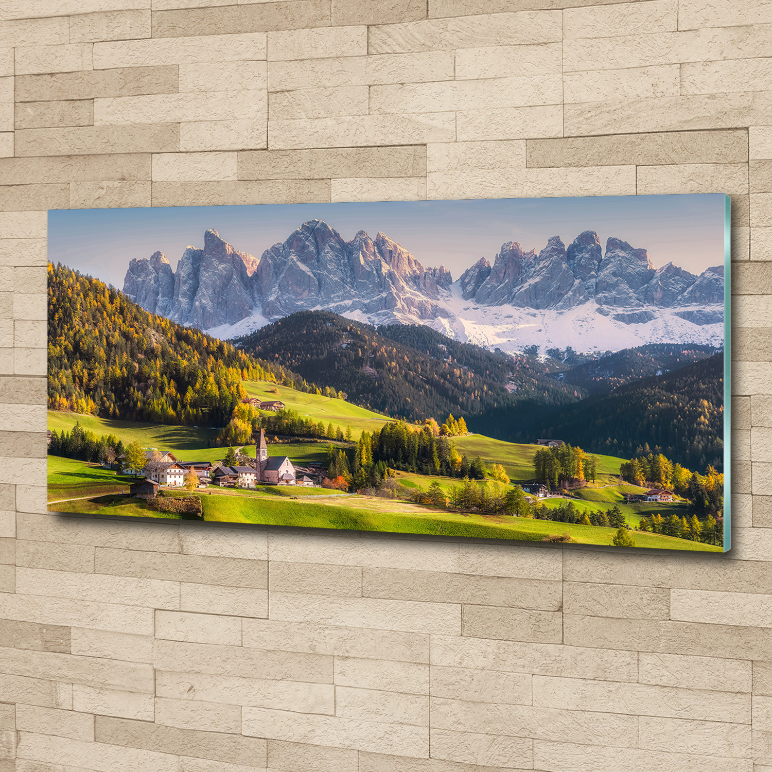 Acrylglas-Bild Wandbilder Druck 125x50 Deko Landschaften Berge Panorama
