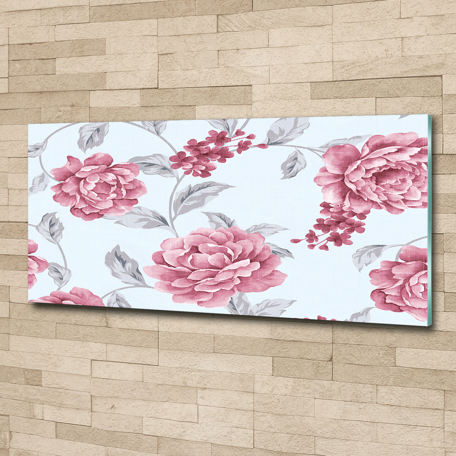 Acrylglas-Bild Wandbilder Druck 125x50 Deko Blumen & Pflanzen Pfingstrosen