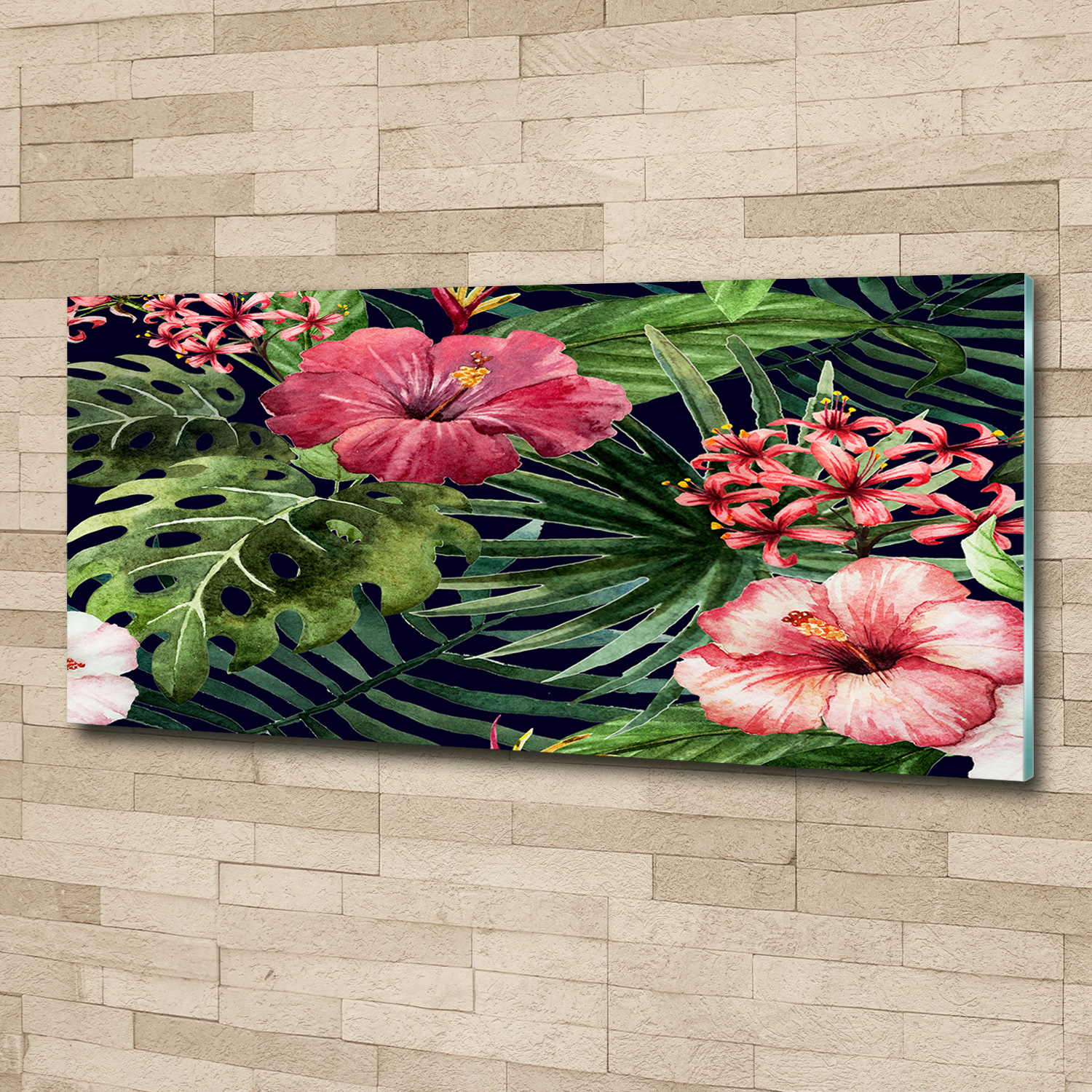 Acrylglas-Bild Wandbilder Druck 125x50 Deko Blumen & Pflanzen Tropische Blumen