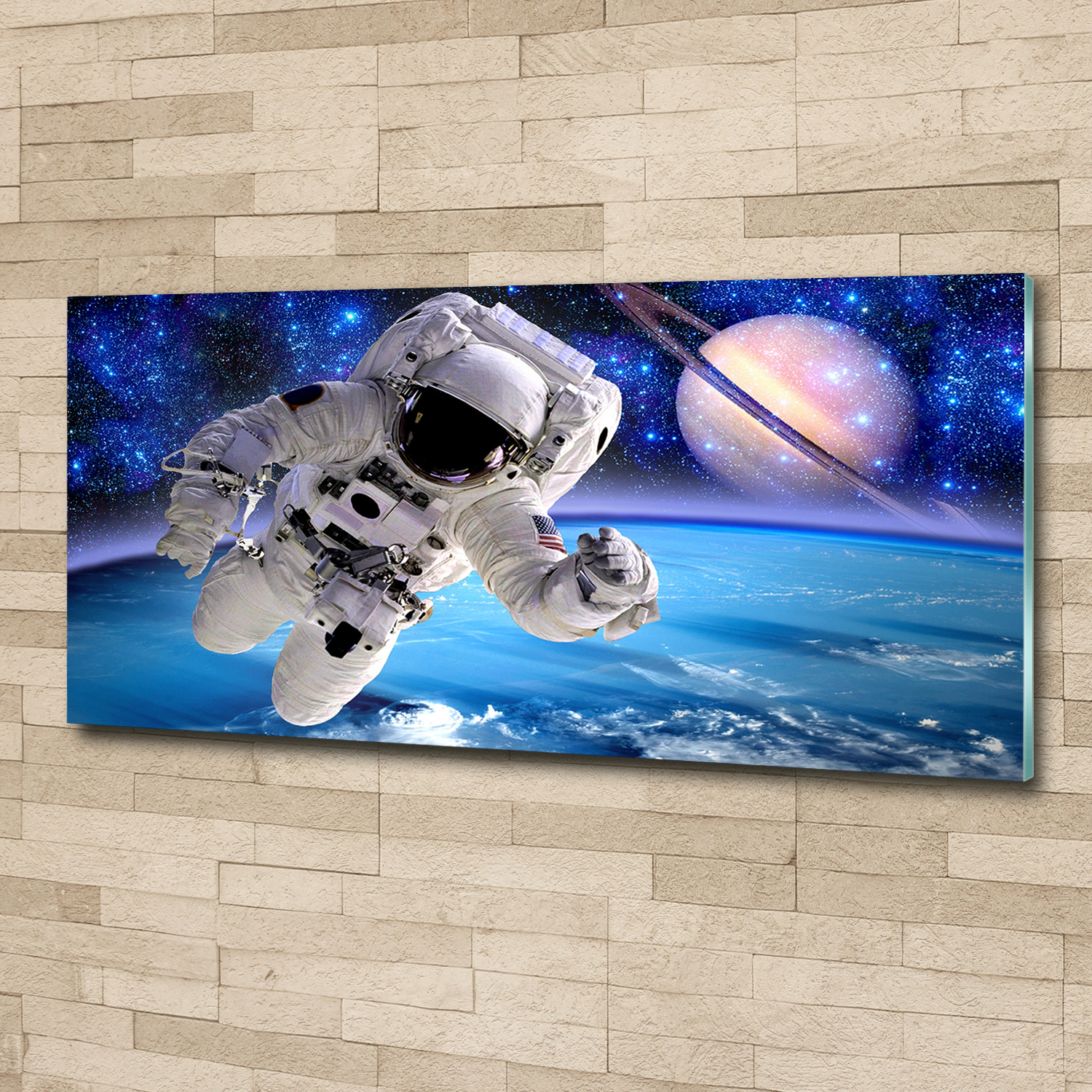 Acrylglas-Bild Wandbilder Druck 125x50 Deko Weltall & Science-Fiction Astronaut