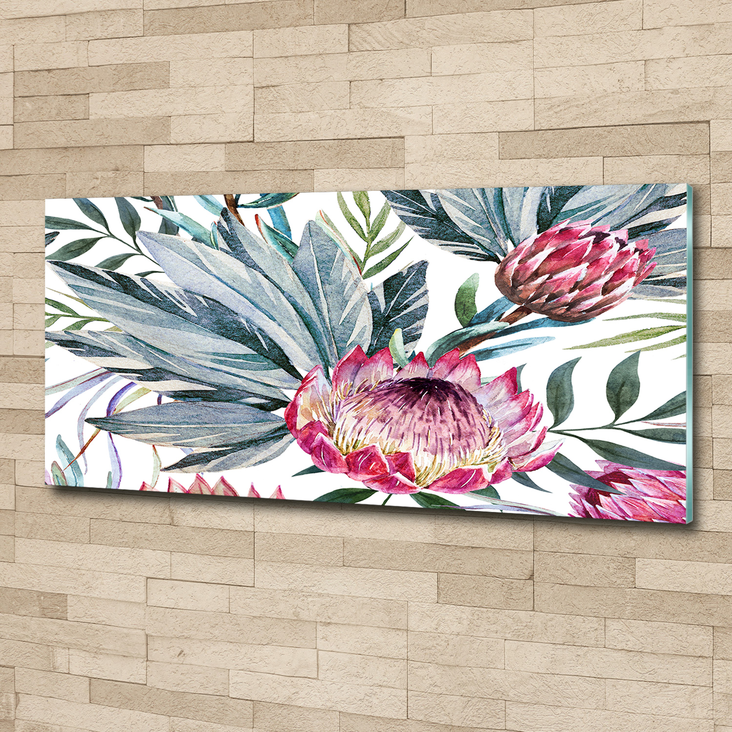 Acrylglas-Bild Wandbilder Druck 125x50 Deko Blumen & Pflanzen Zuckerbüsche