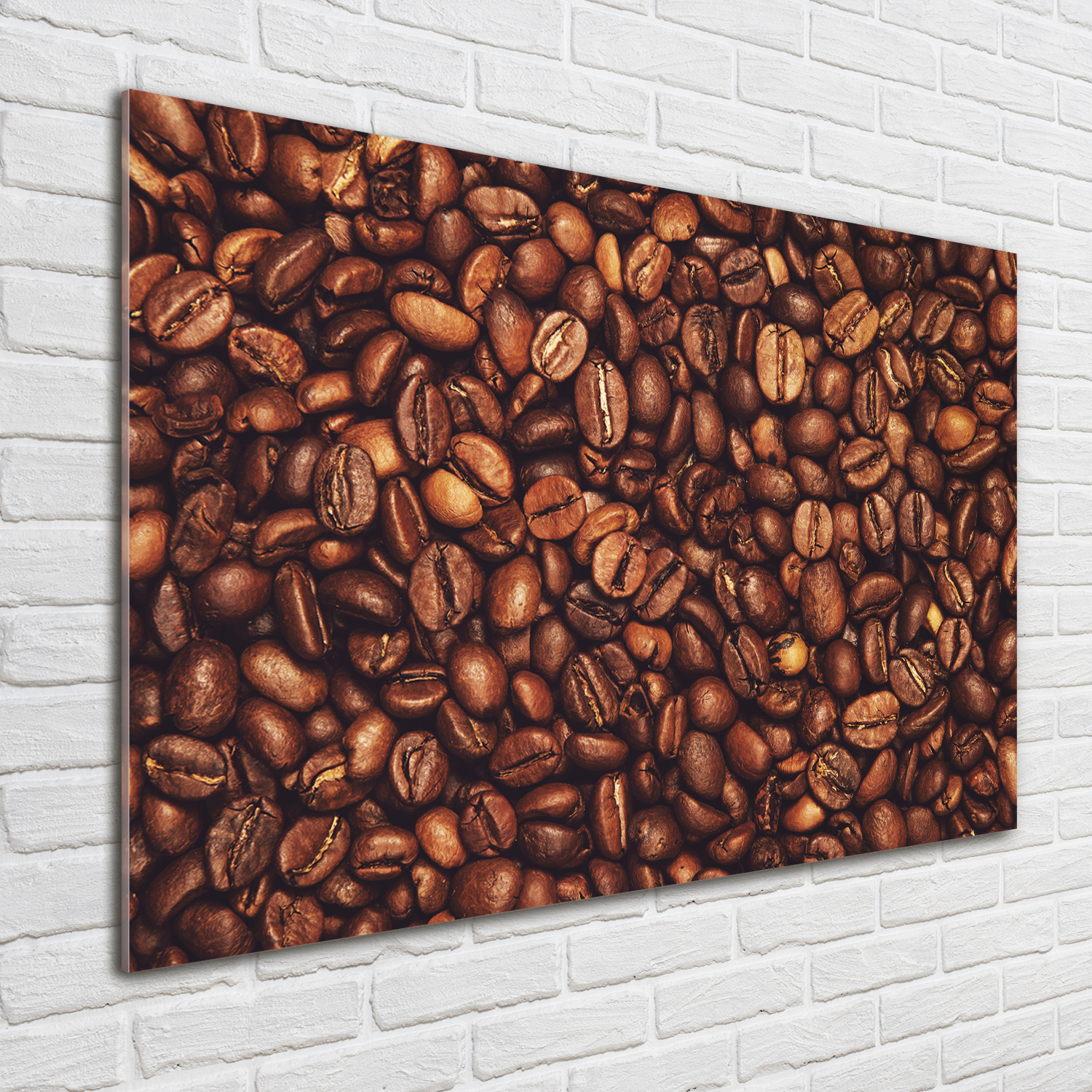Acrylglas-Bild Wandbilder Druck 100x70 Deko Essen & Getränke Kaffeebohnen