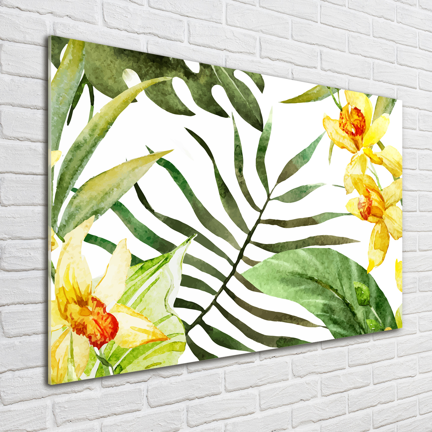 Acrylglas-Bild Wandbilder Druck 100x70 Deko Blumen & Pflanzen Tropische Blumen