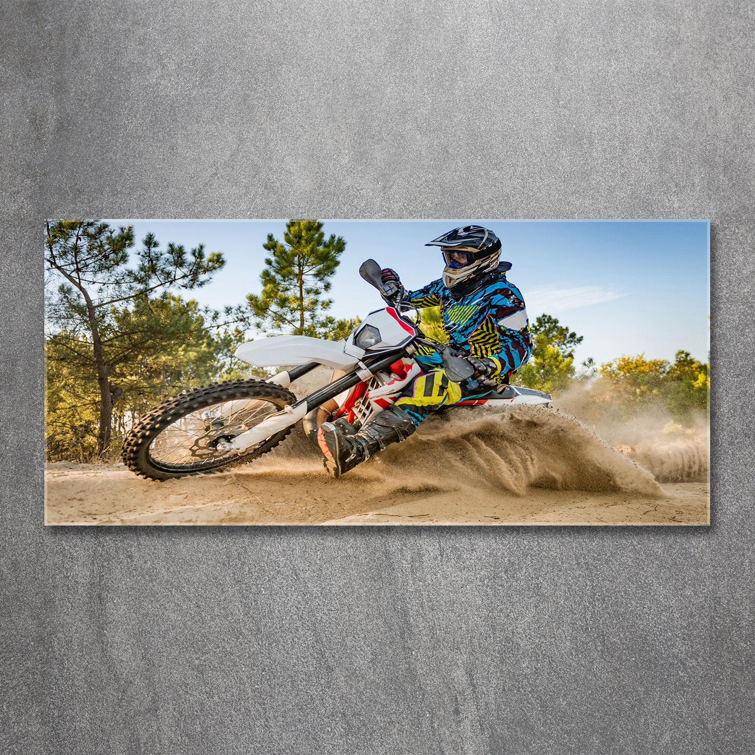 Acrylglas-Bild Wandbilder Druck 120x60 Deko Sport Motocross