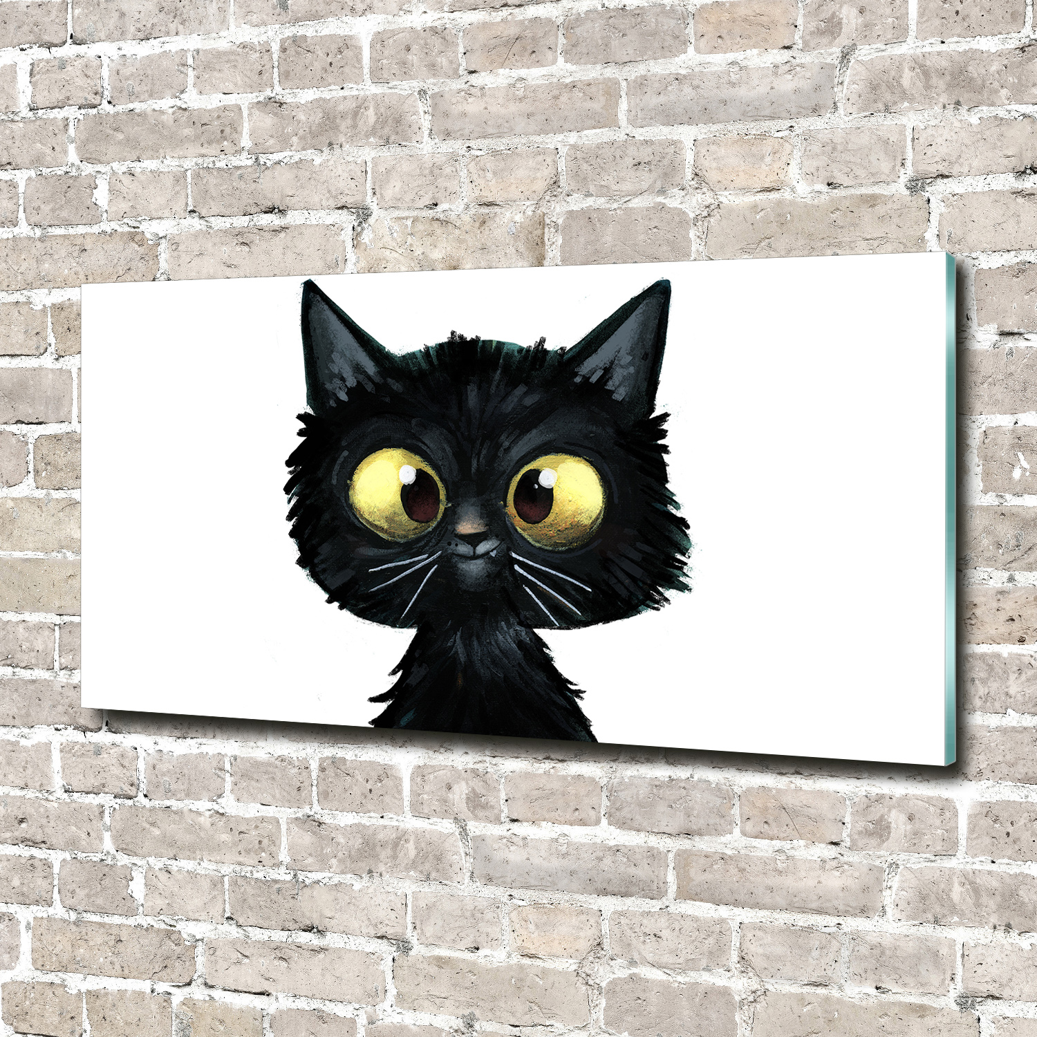 Acrylglas-Bild Wandbilder Druck 140x70 Deko Tiere Katze