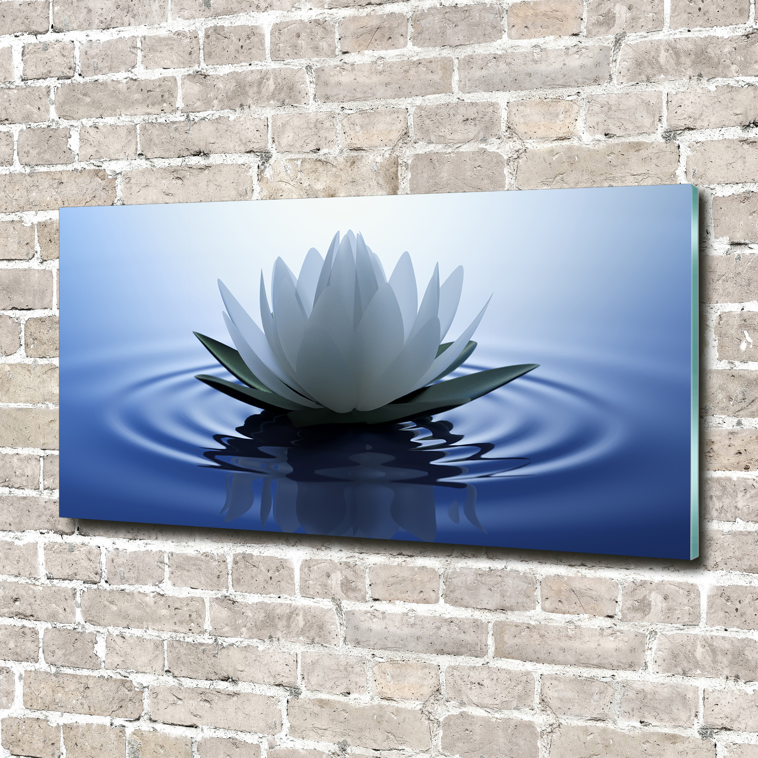 Acrylglas-Bild Wandbilder Druck 140x70 Deko Blumen & Pflanzen Seerose