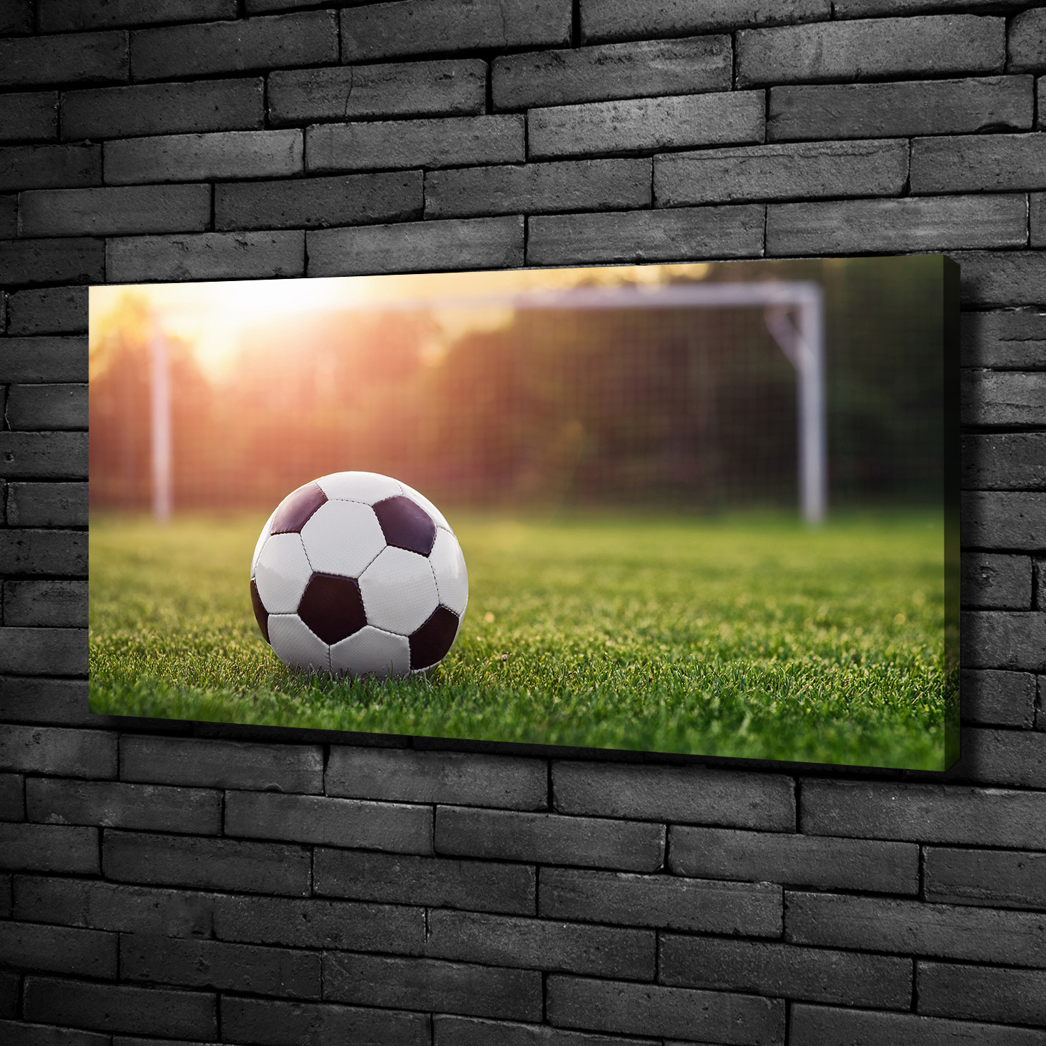Leinwandbild Kunst-Druck 100x50 Bilder Sport Fußball