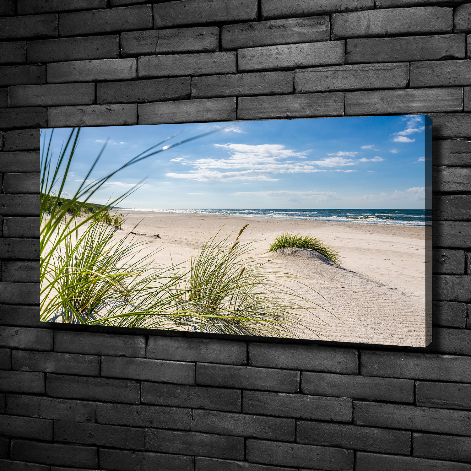 Leinwandbild Kunst-Druck 100x50 Bilder Landschaften Deep Strand