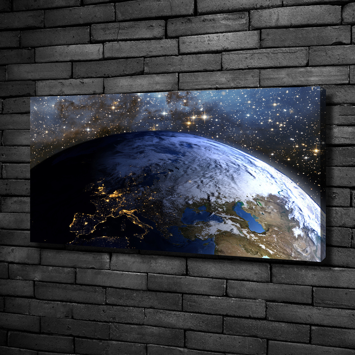 Leinwandbild Kunst-Druck 100x50 Bilder Weltall Planet Erde | eBay