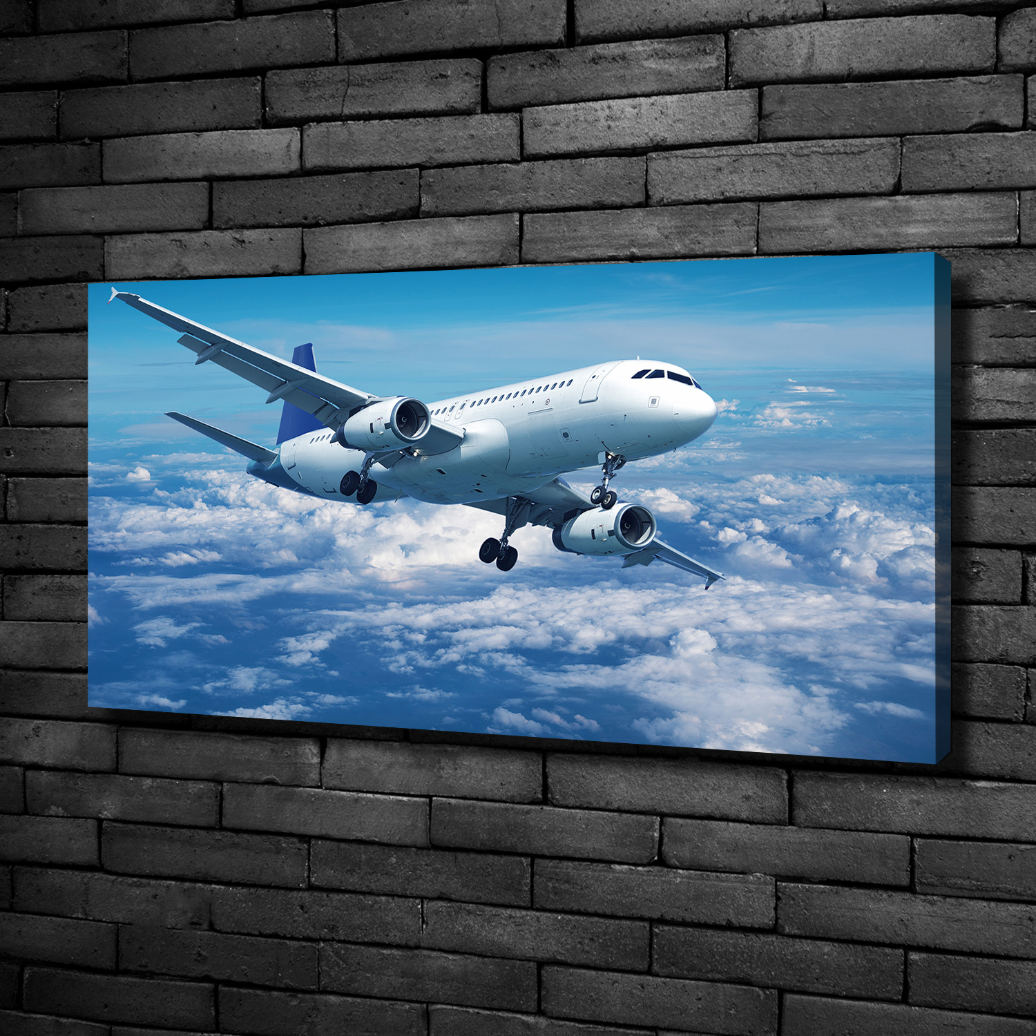 Leinwandbild Kunst-Druck 100x50 Bilder Fahrzeuge Flugzeug Wolken | eBay