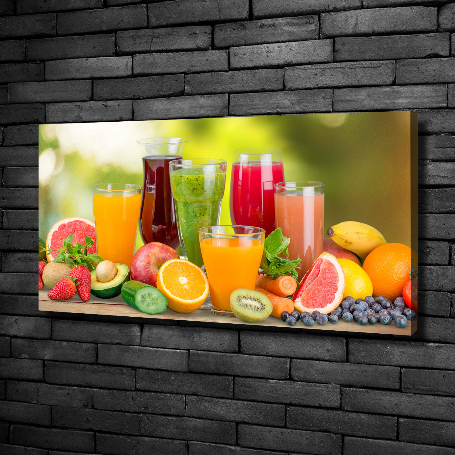 Leinwandbild Kunst-Druck 100x50 Bilder Essen & Getränke Fruchtsäfte | eBay