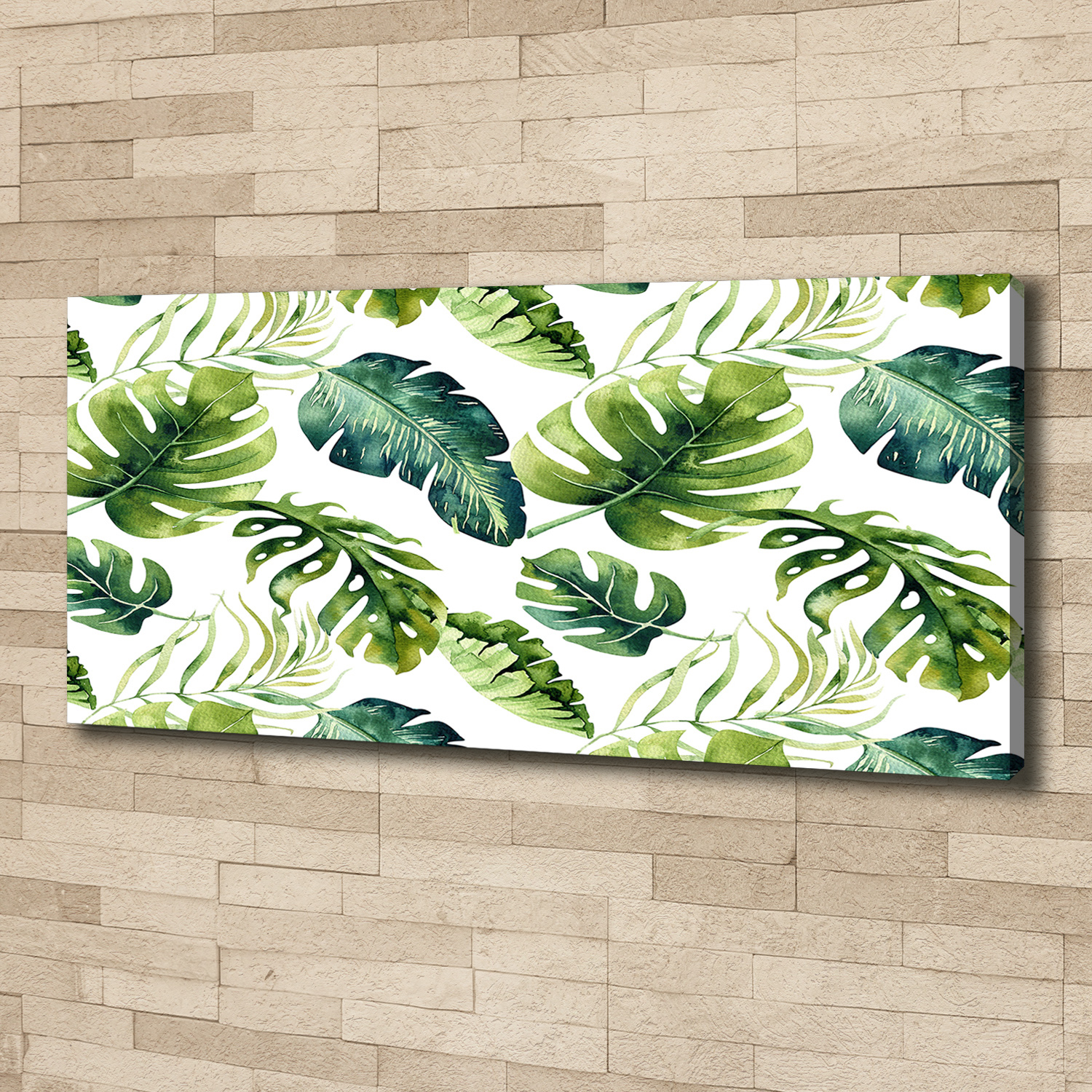 Leinwandbild Kunst-Druck 125x50 Bilder Blumen Pflanzen Tropische