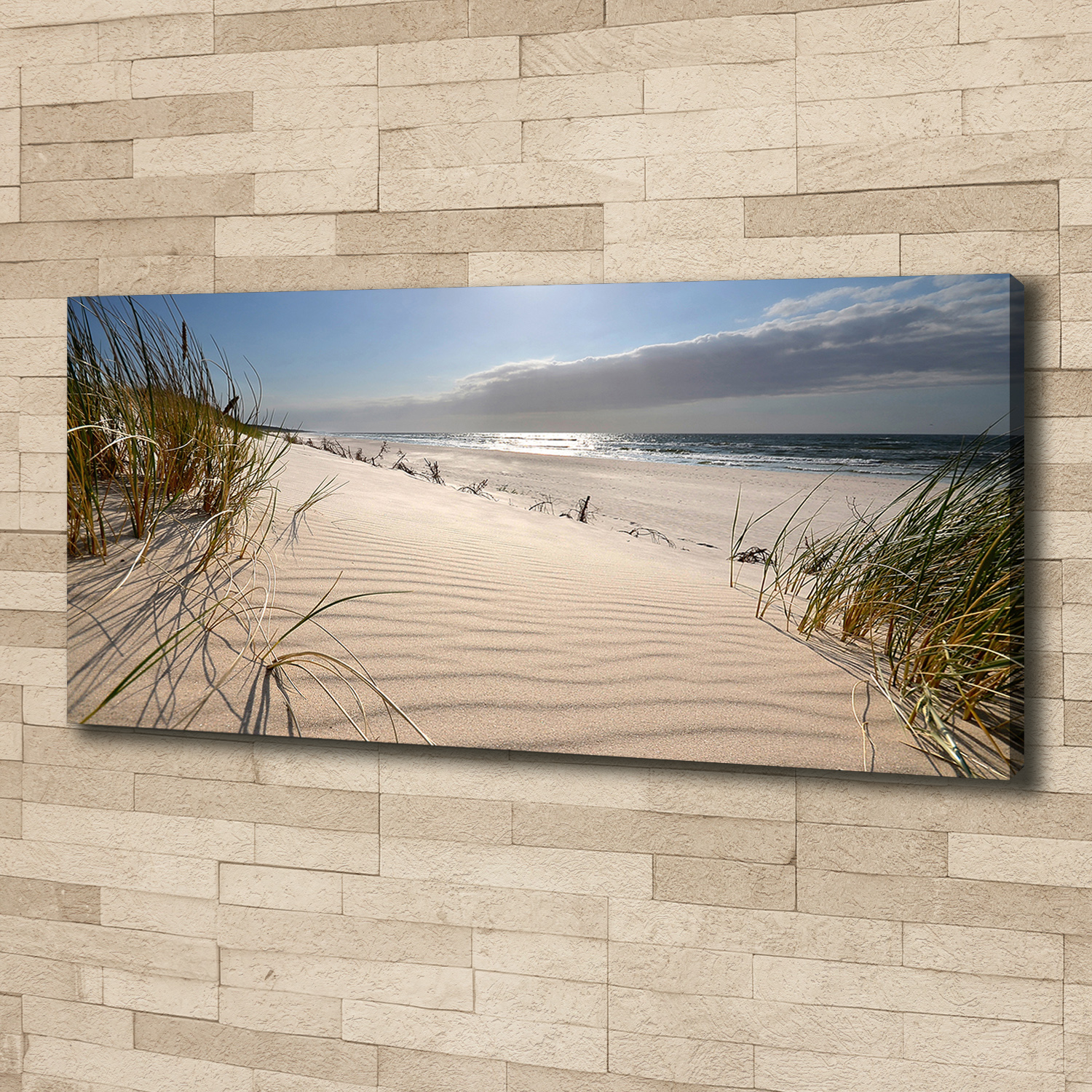 Leinwandbild Kunst-Druck 125x50 Bilder Italienische Gassen