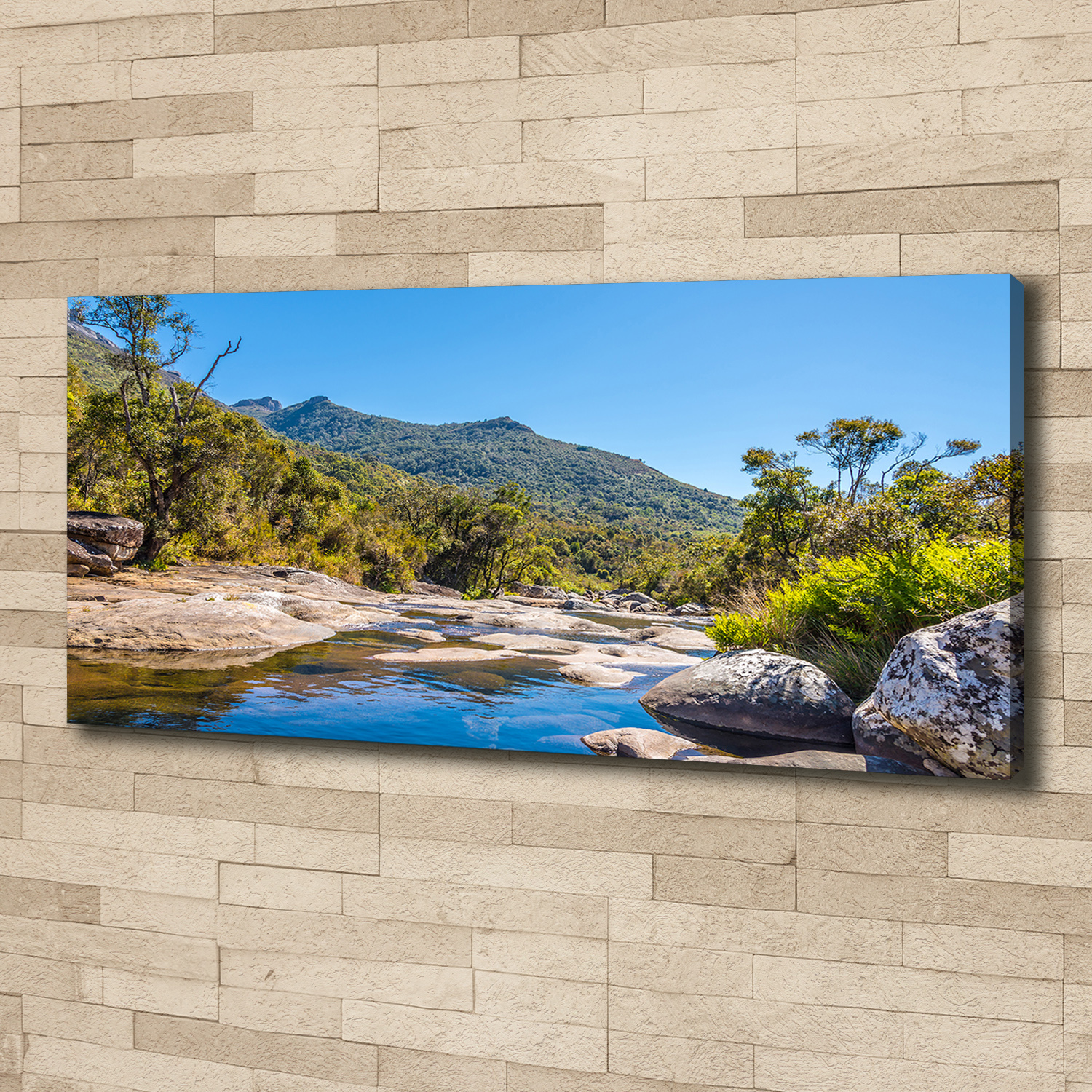 Leinwandbild Kunst-Druck 125x50 Bilder Landschaften Italienische Straße