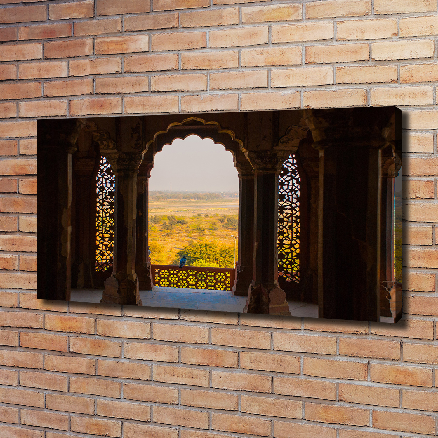 Leinwandbild Kunst-Druck 120x60 Bilder Fort Agra Indien