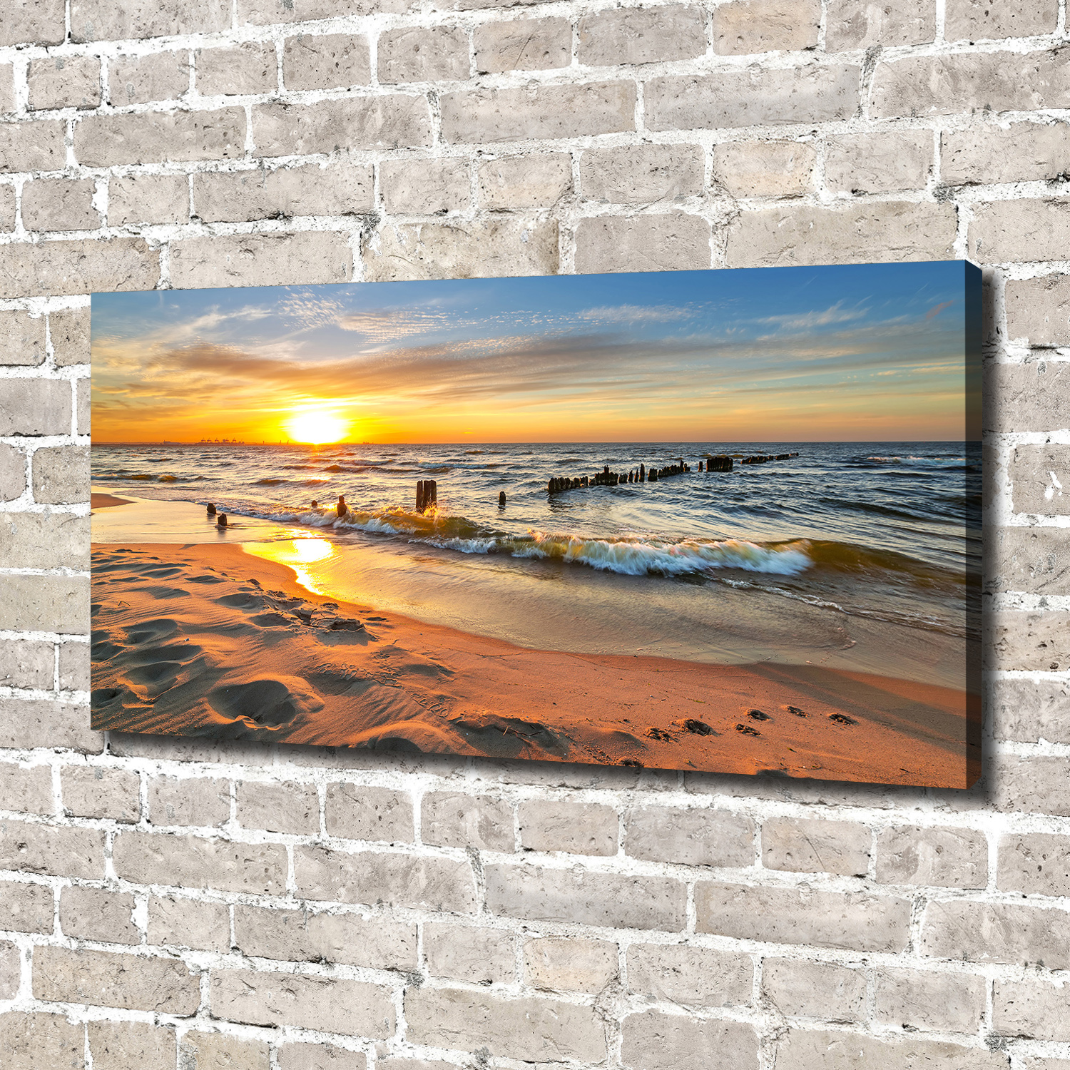Leinwandbild Kunst-Druck 140x70 Bilder Landschaften Sonnenuntergang | eBay