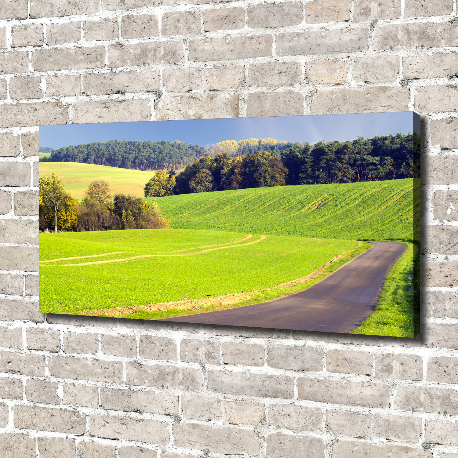Leinwandbild Kunst-Druck 140x70 Bilder Landschaften Weldweg