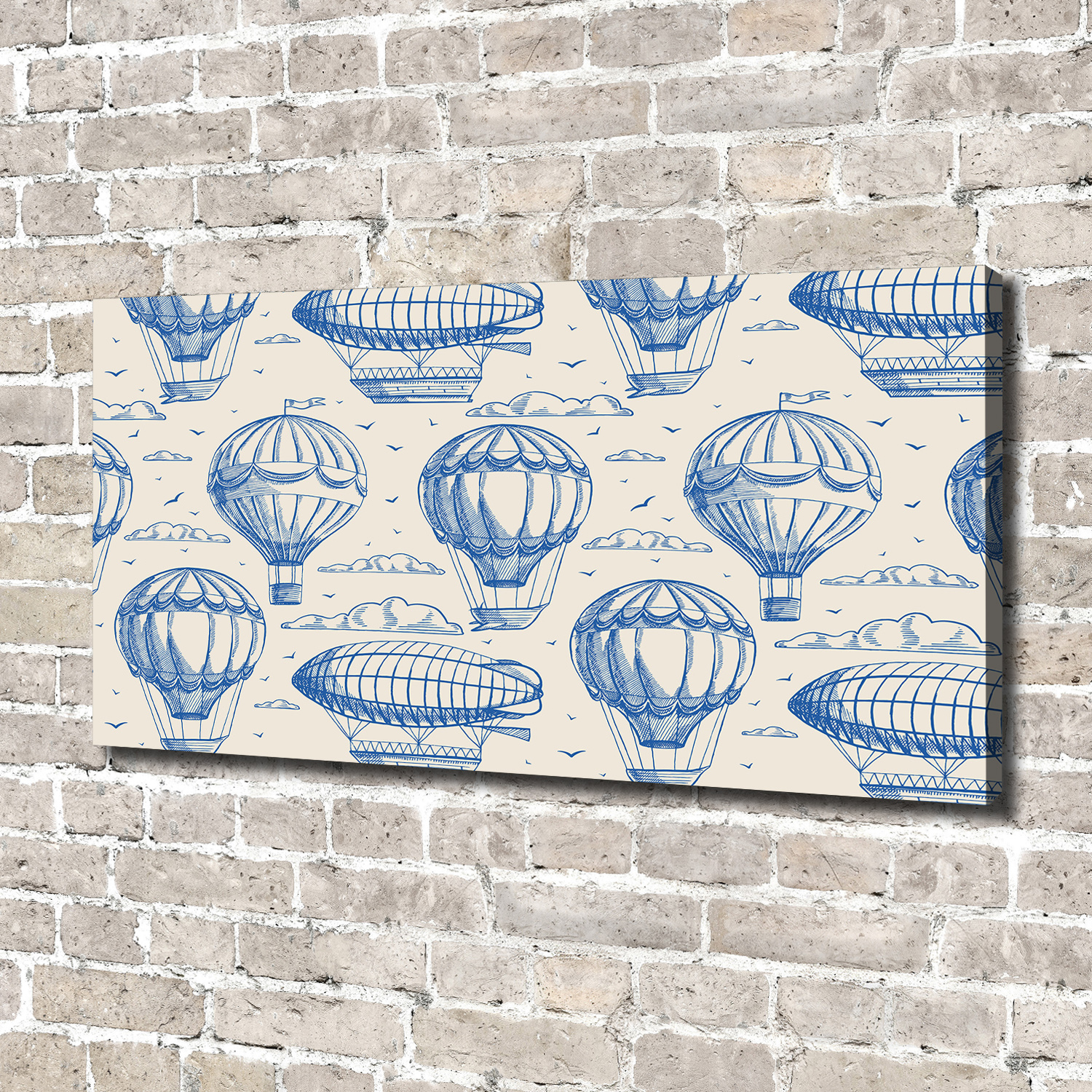 Leinwandbild Kunst-Druck 140x70 Bilder Sonstige Ballons Luftschiffe