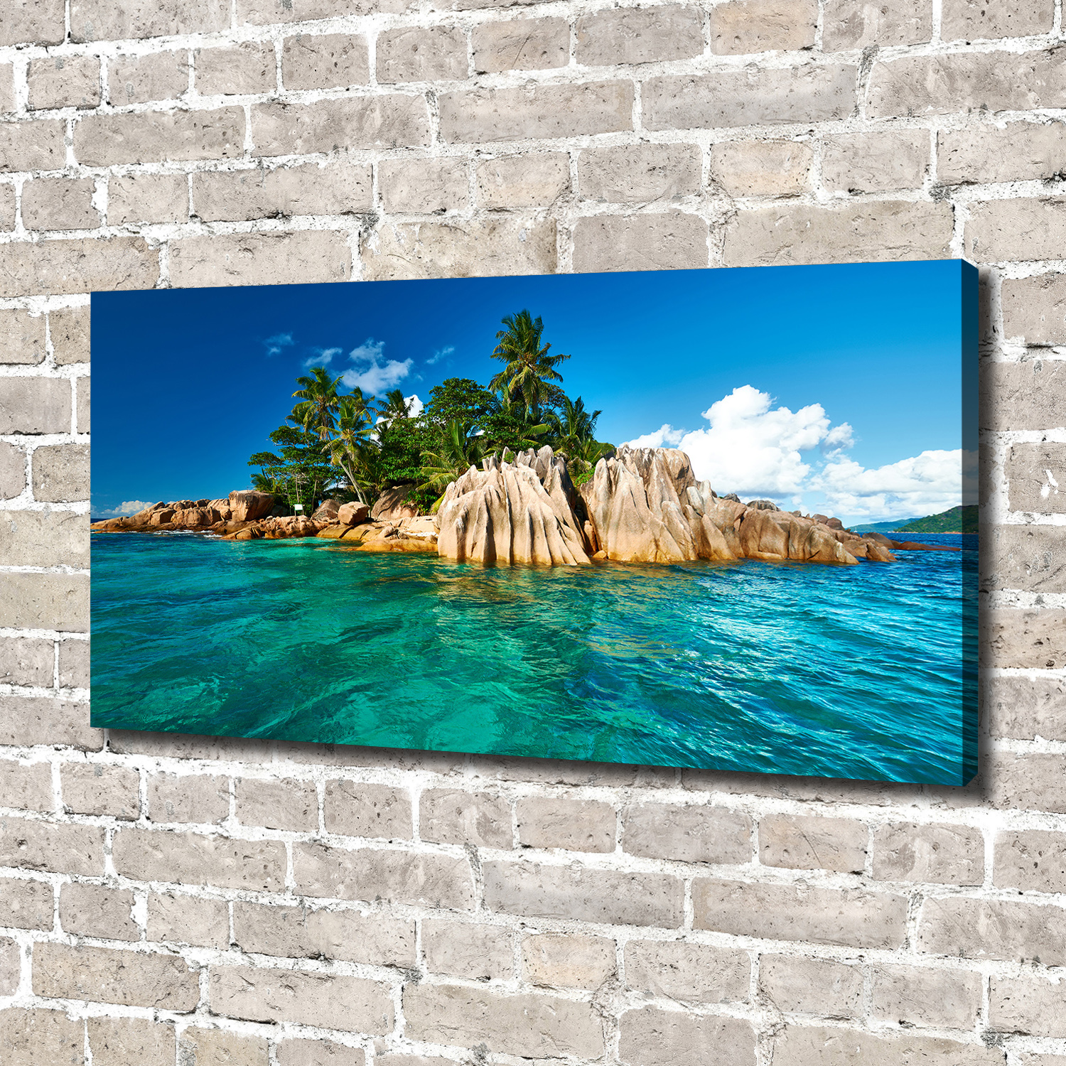 Leinwandbild Kunst-Druck 140x70 Bilder Landschaften Tropische Insel