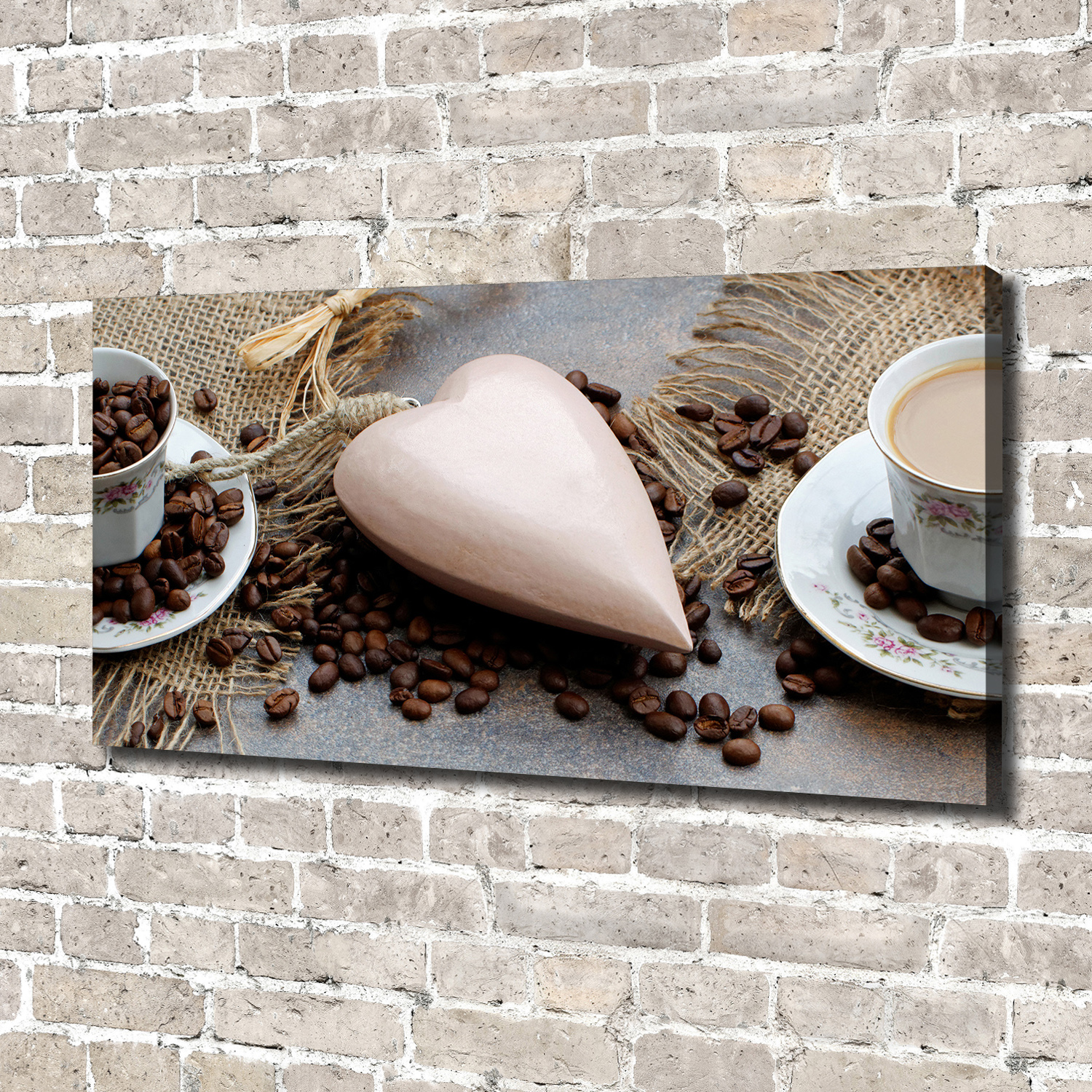 Leinwandbild Kunst-Druck 140x70 Bilder Essen & Getränke Kaffee mit Milch