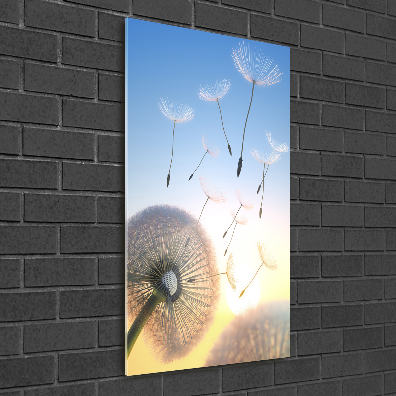 WandBild Kunstdruck aus AcrylGlas Hochformat 50x100