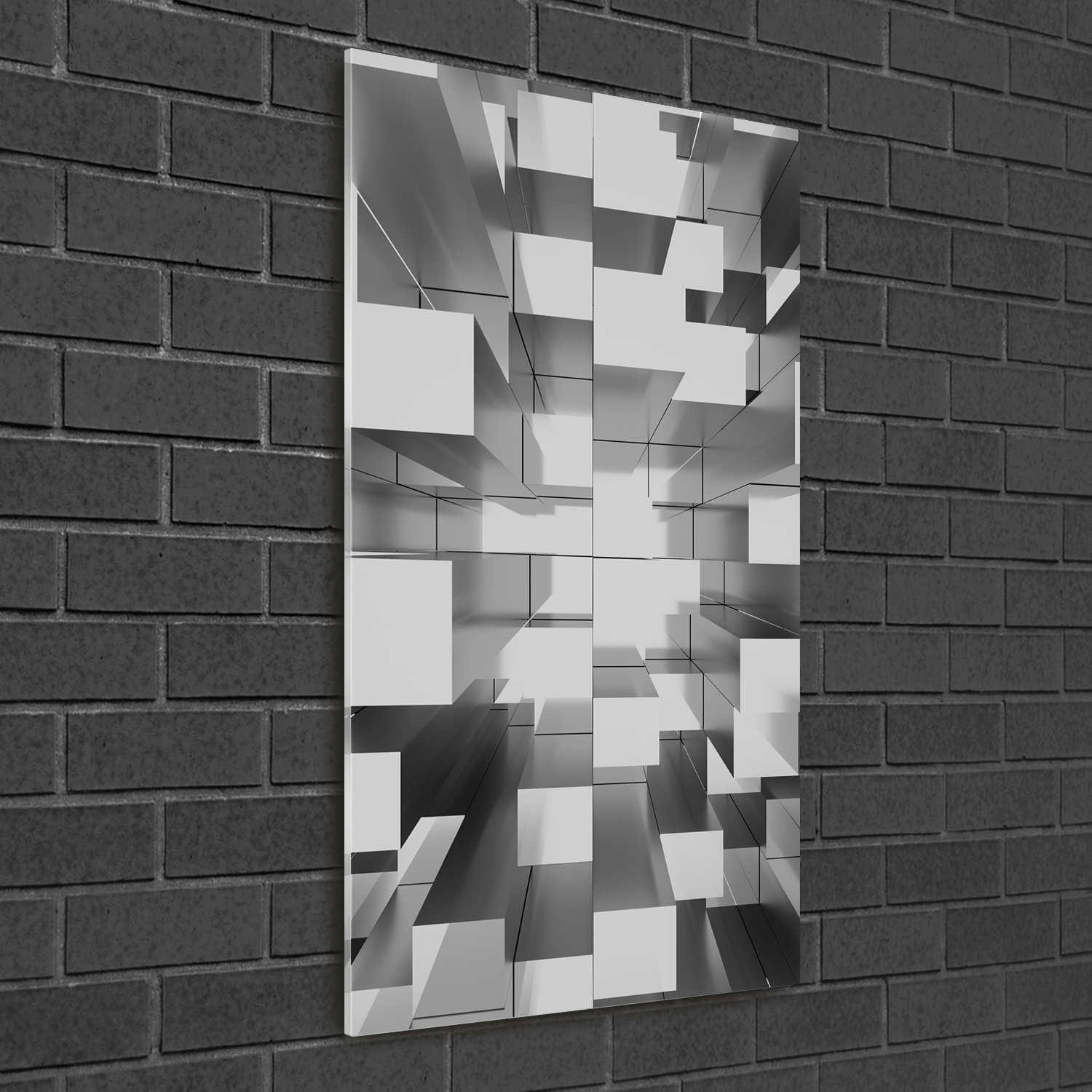 Wandbild Druck auf Plexiglas® Acryl Hochformat 50x100 Abstraktes