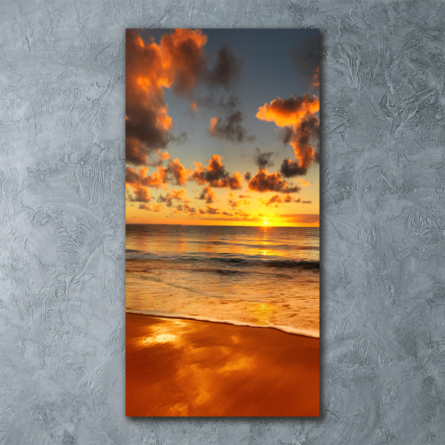 Wandbild Druck auf Plexiglas® Acryl Hochformat 60x120 Australien Strand