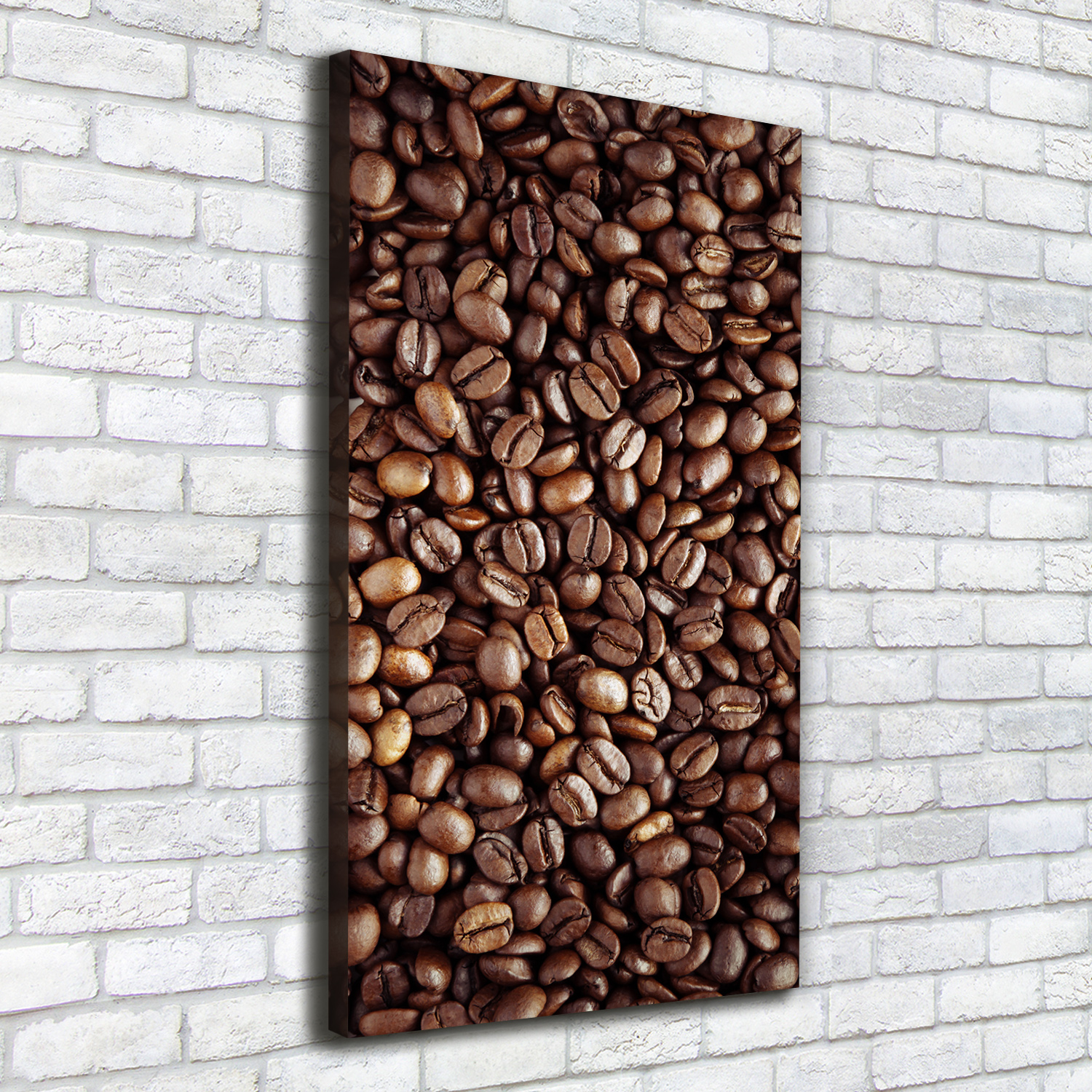 Leinwand-Bild Kunstdruck Hochformat 50x100 Bilder Kaffeebohnen