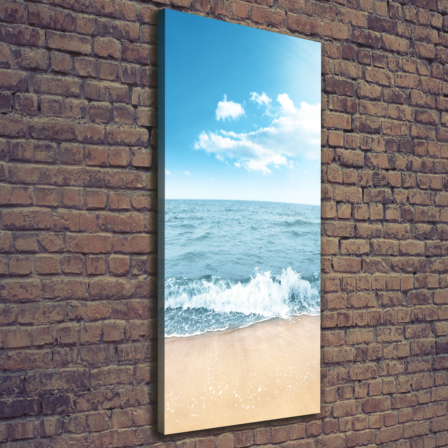 Leinwand-Bild Kunstdruck Hochformat 50x125 Bilder Strand Meer