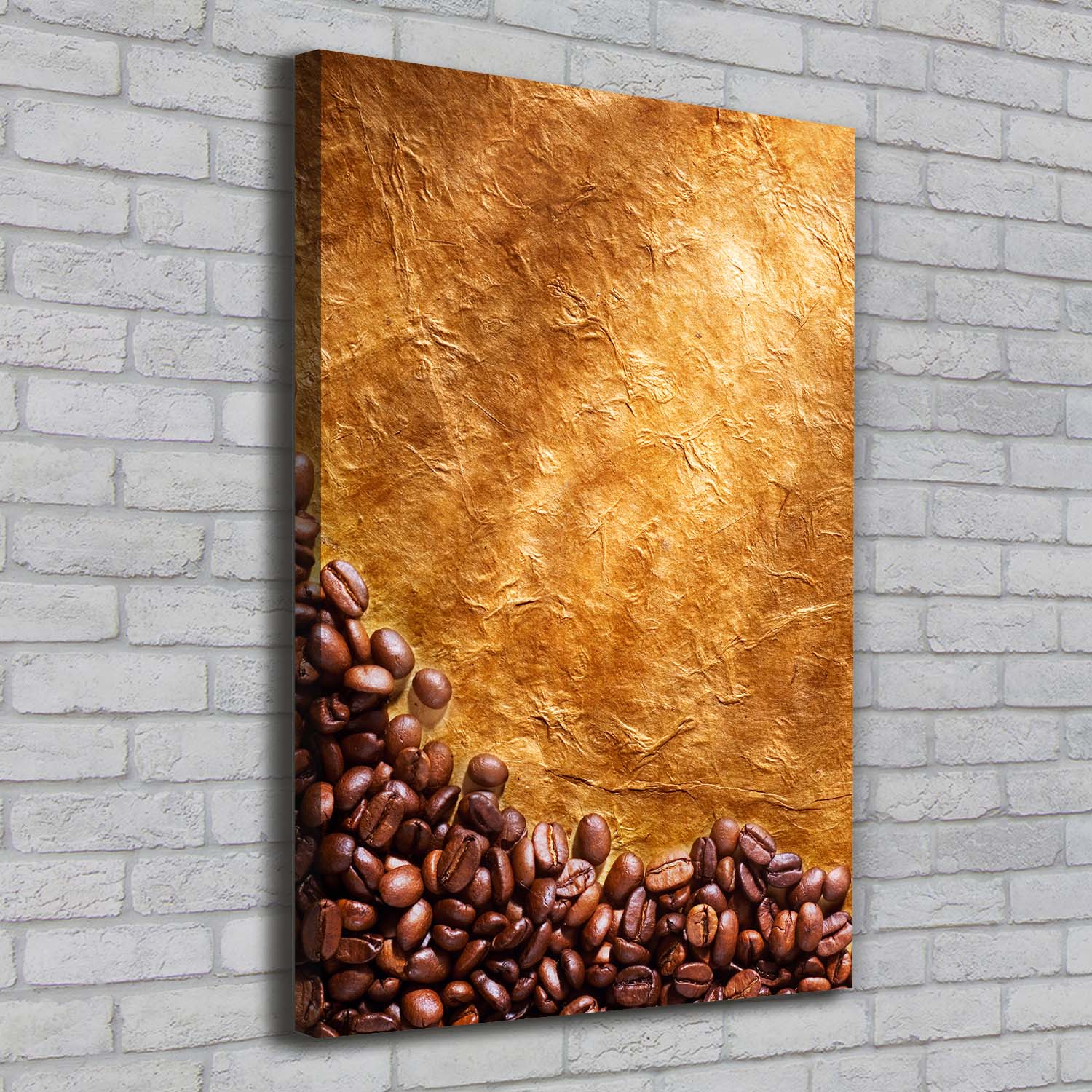 Leinwand-Bild Kunstdruck Hochformat 70x100 Bilder Kaffeebohnen