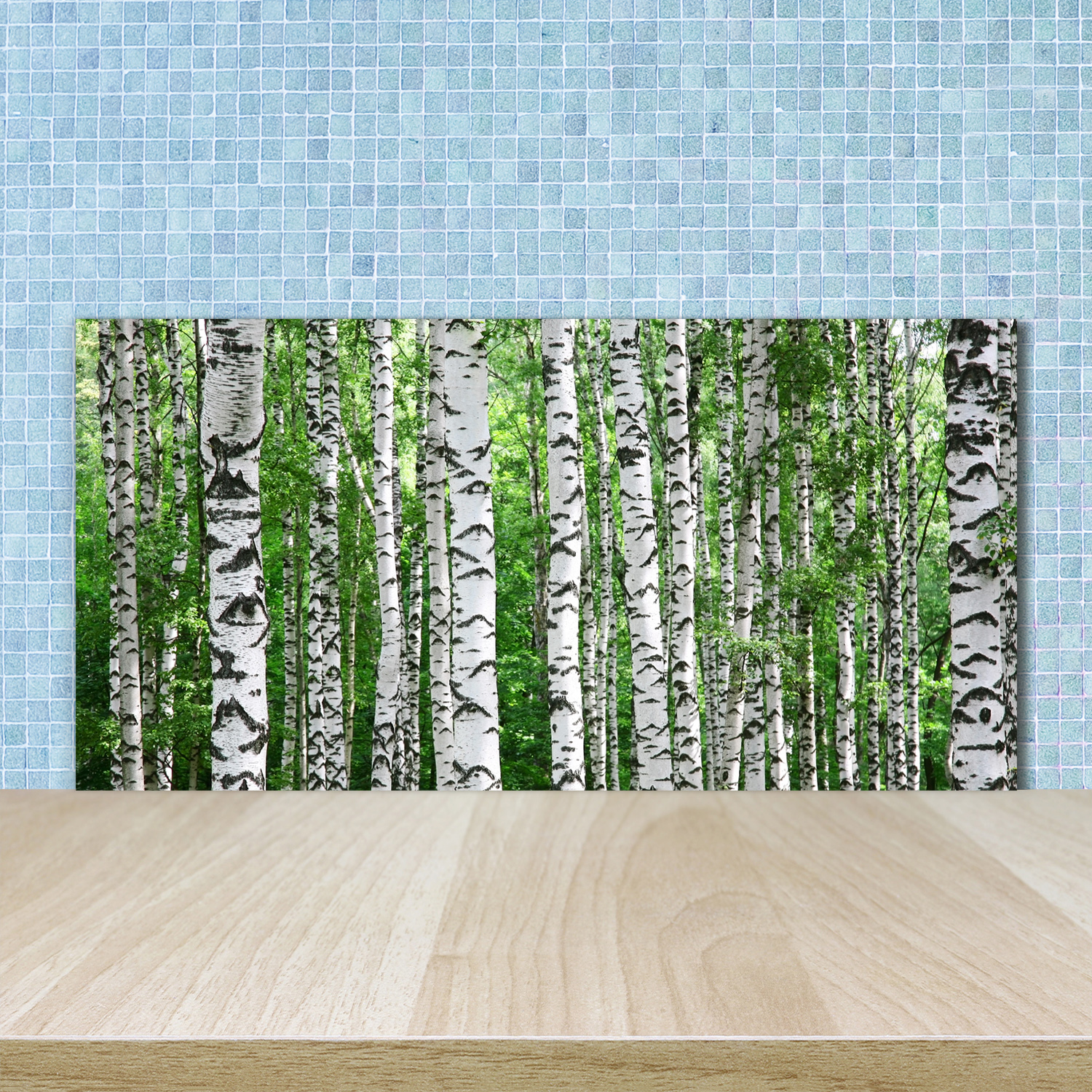 Küchenrückwand Spritzschutz aus Glas 100x50 Deko Blumen & Pflanzen