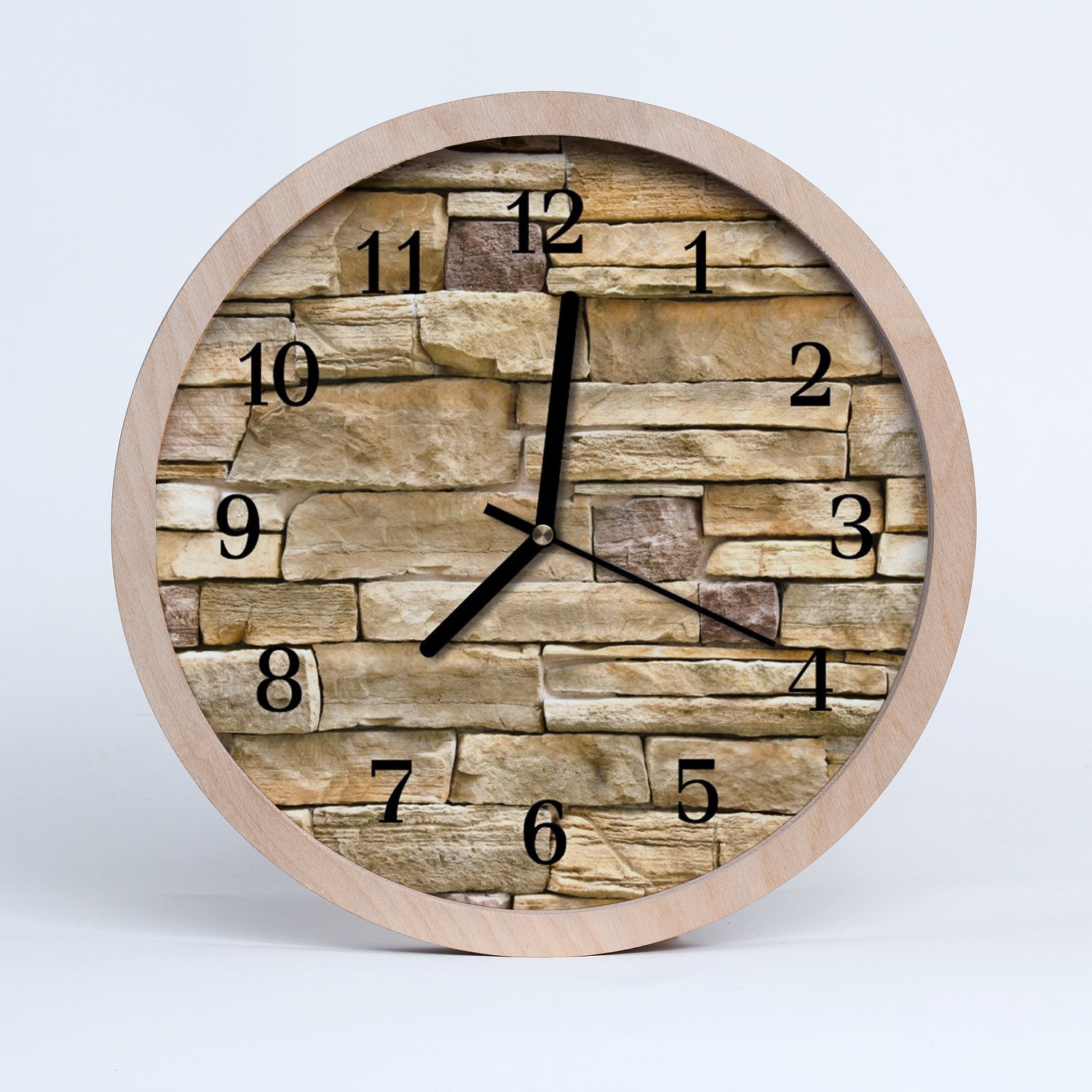 Tulup Horloge murale en bois 30fi cm horloge en bois - mur Architecture