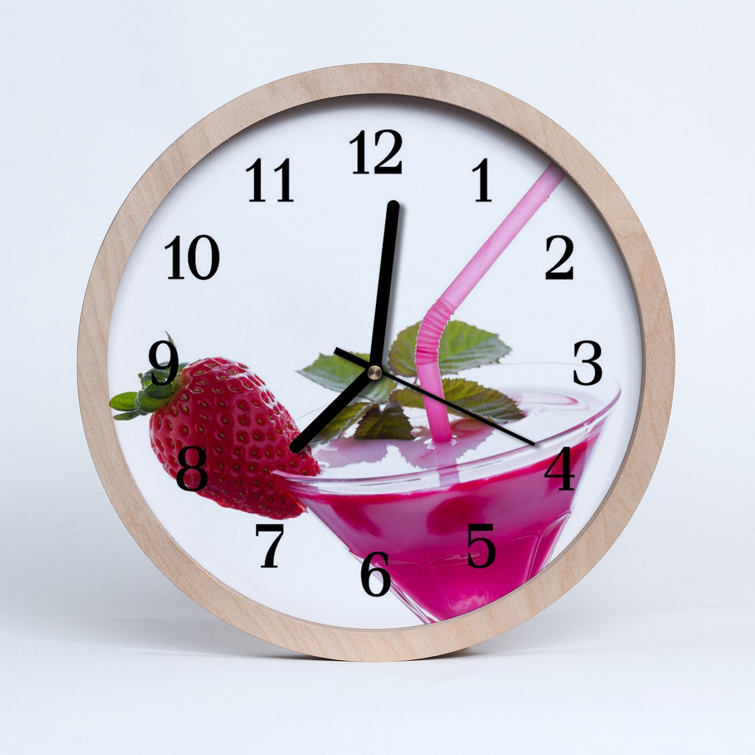 Tulup wooden clock 30fi cm wall clock kitchen clock - Cocktail