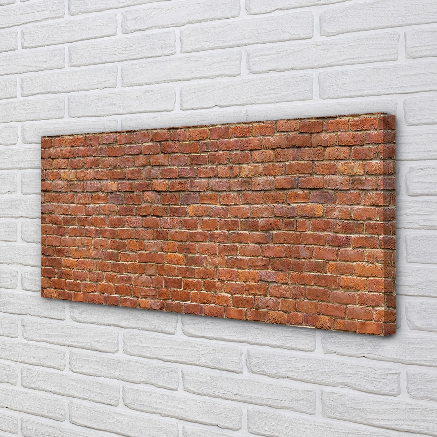 Tulup Leinwandbild 100x50 Wandkunst Vintage brick wall