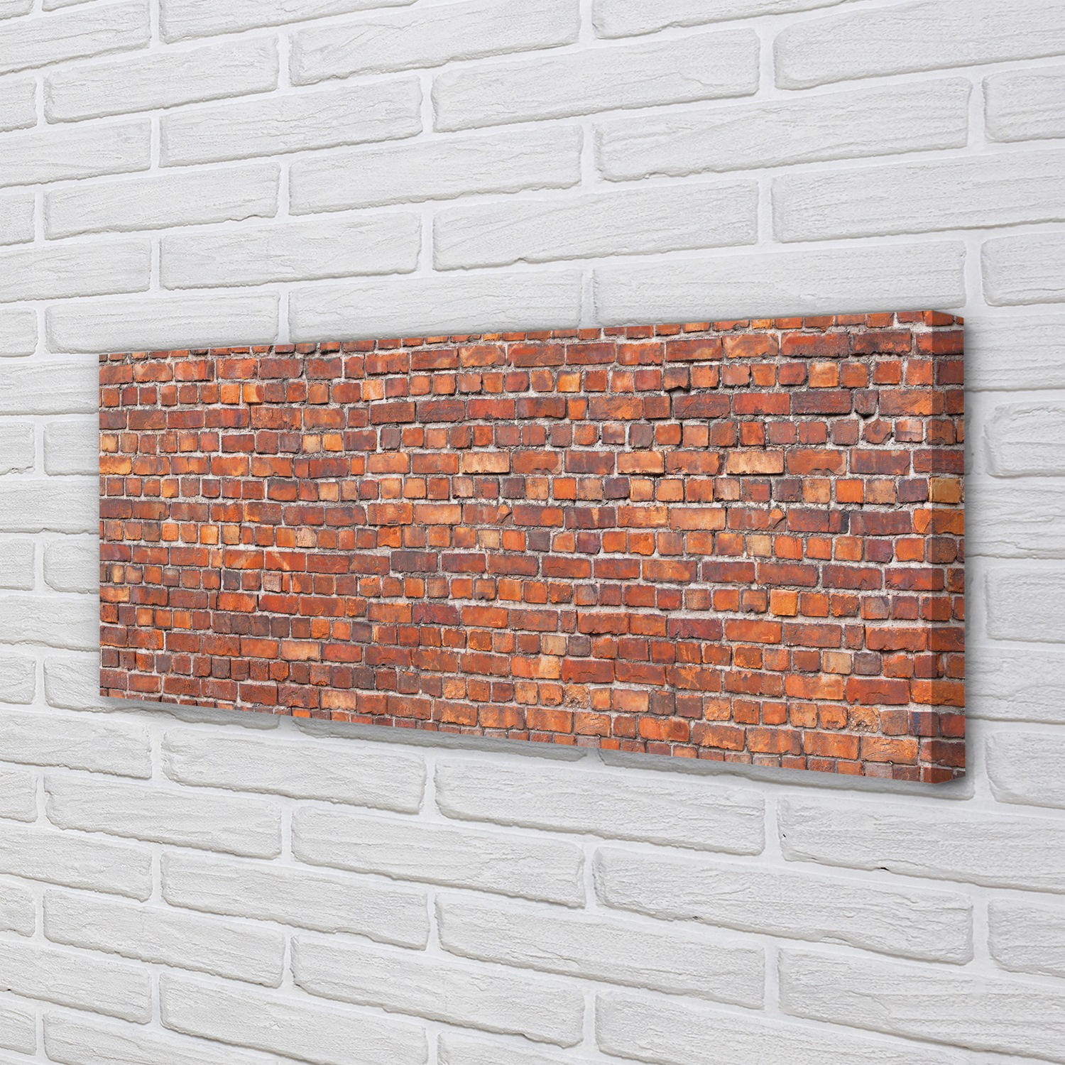 Tulup Leinwandbild 125x50 Wandkunst Vintage brick wall
