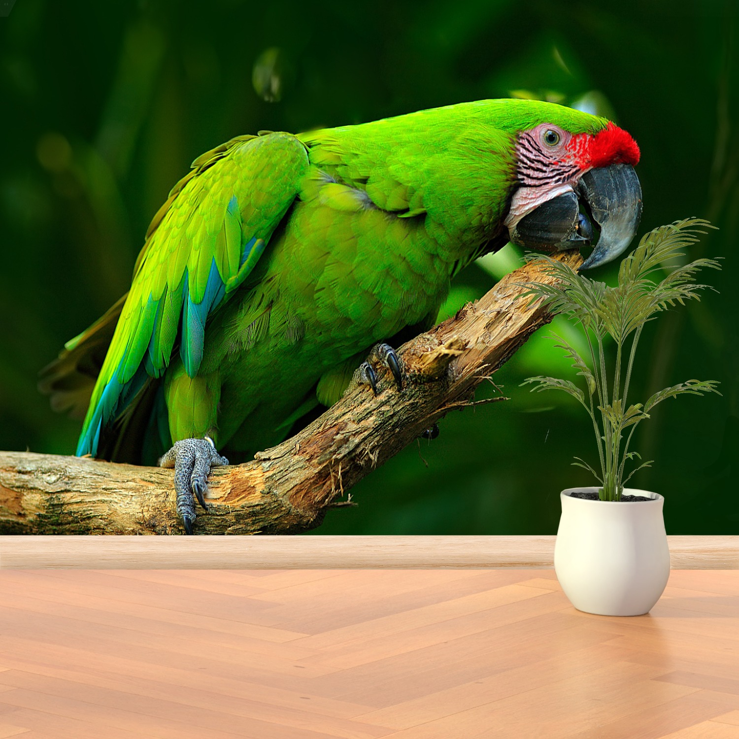 SONDERANFERTIGUNG Papier-Fototapete Fototapeten Tapete aus Papier Enten